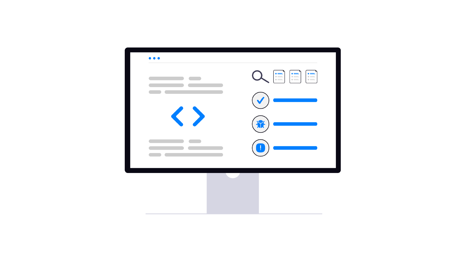 Code review illustration