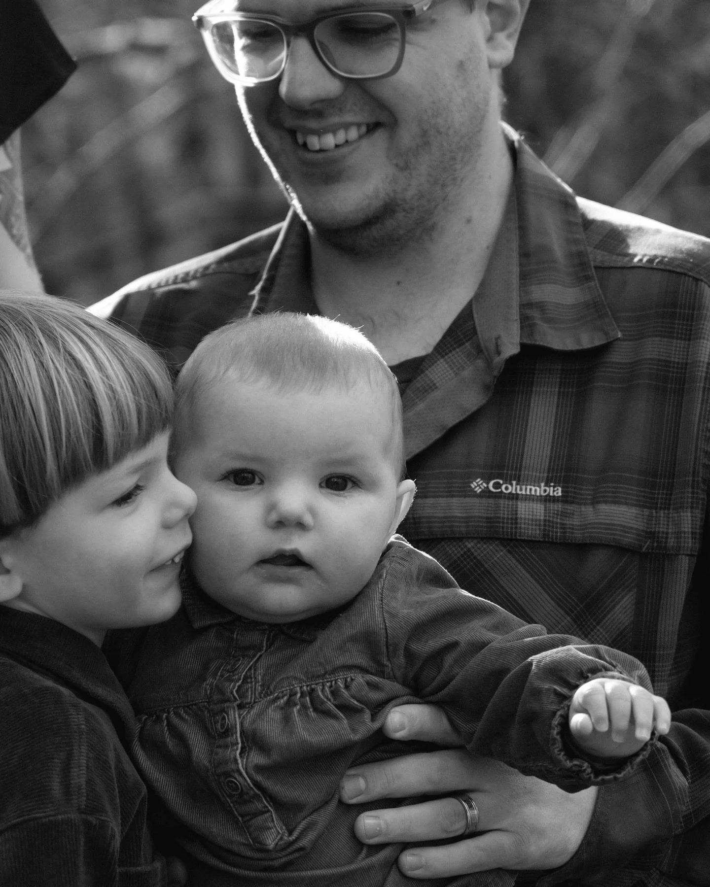 A big full circle moment photographing Liz and Corey with their babies! It feels like it was just yesterday that we were all tromping around the forest on a spring day photographing her growing belly&hellip; but here we are, nearly 4 years later with
