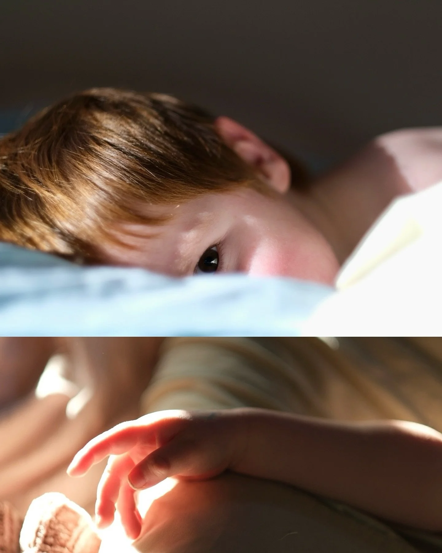 Soft light in our bedroom this afternoon ✨