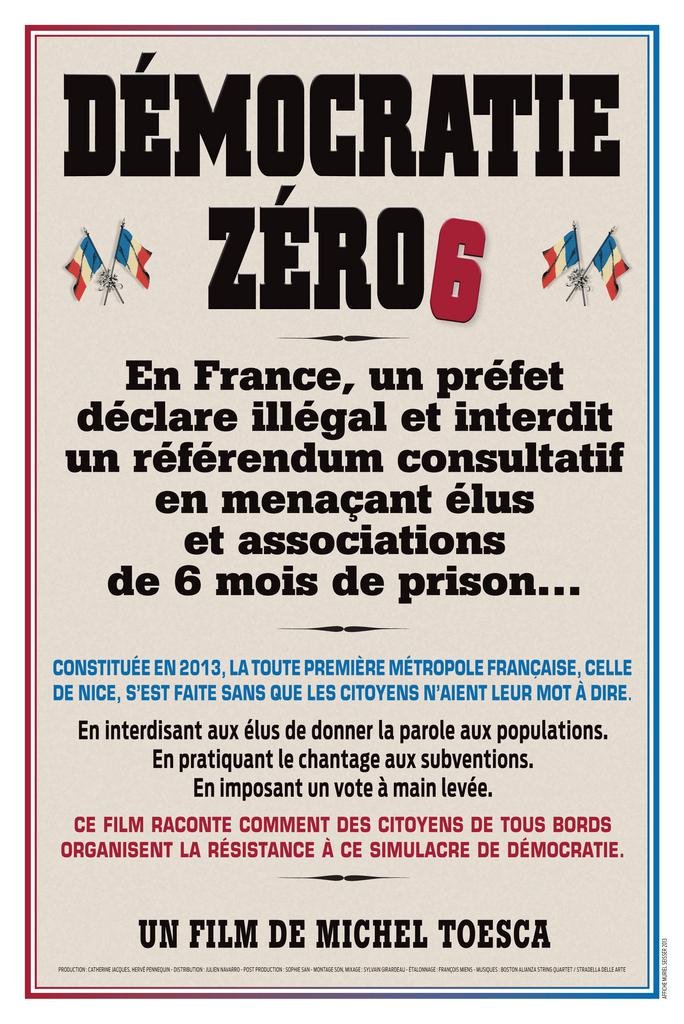 Démocratie Zéro-6 - 1h15 - Michel Toesca