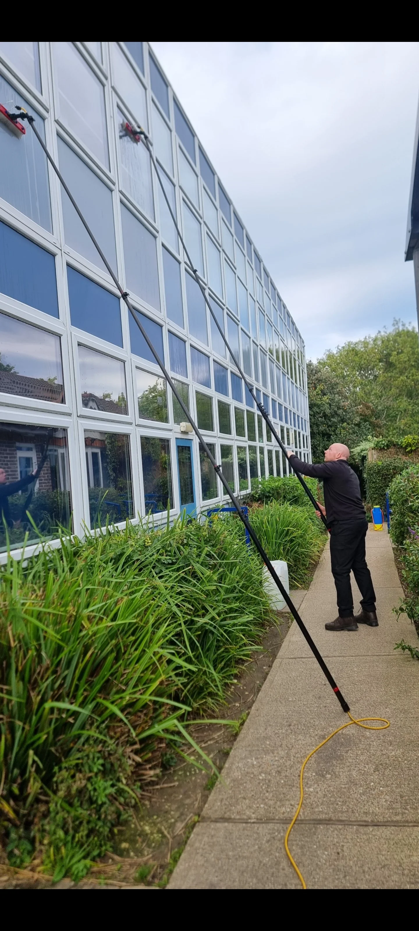 Window cleaner for a school in Canterbury