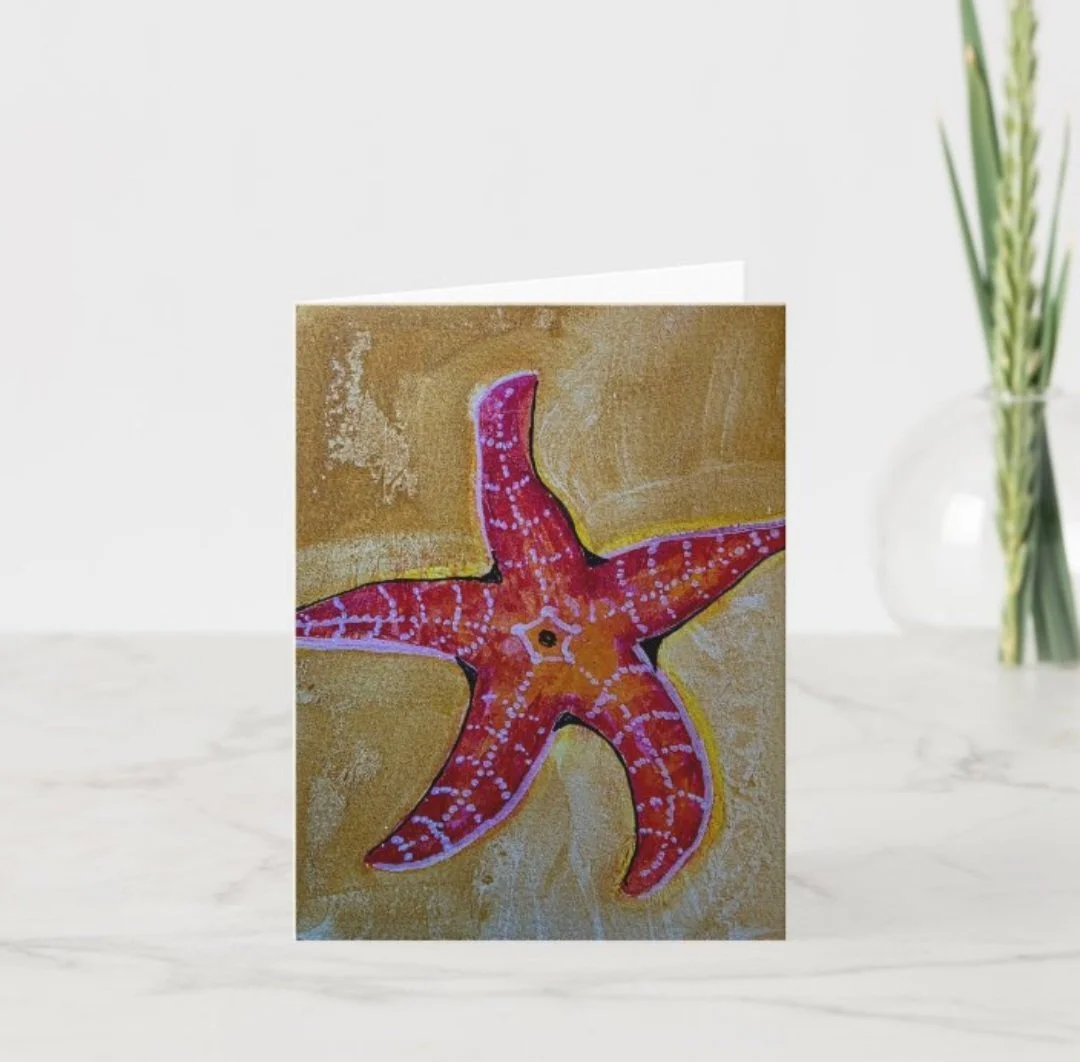 SET OF 12 WATERCOLOR PAINTED 4X5.6 GREETING CARDS