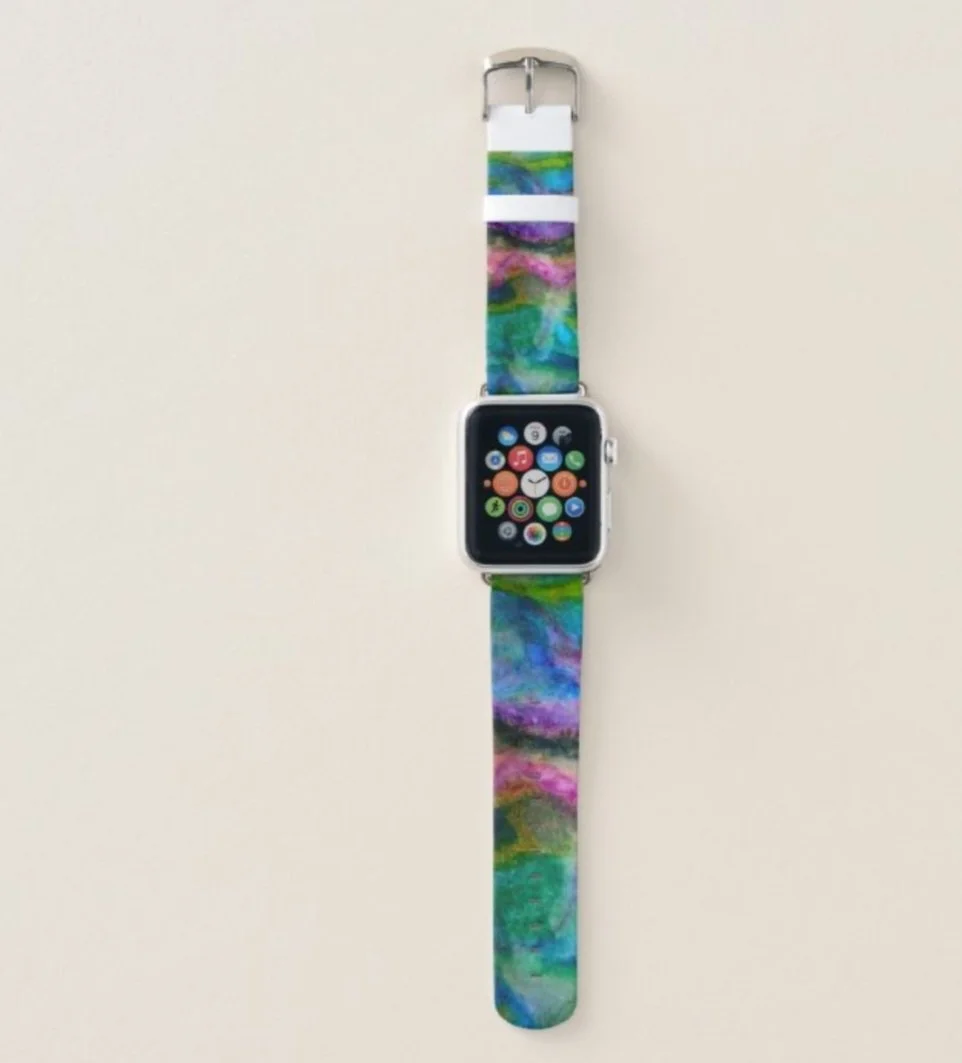 Apple Watch Band - Summer of Love - Watercolor painting