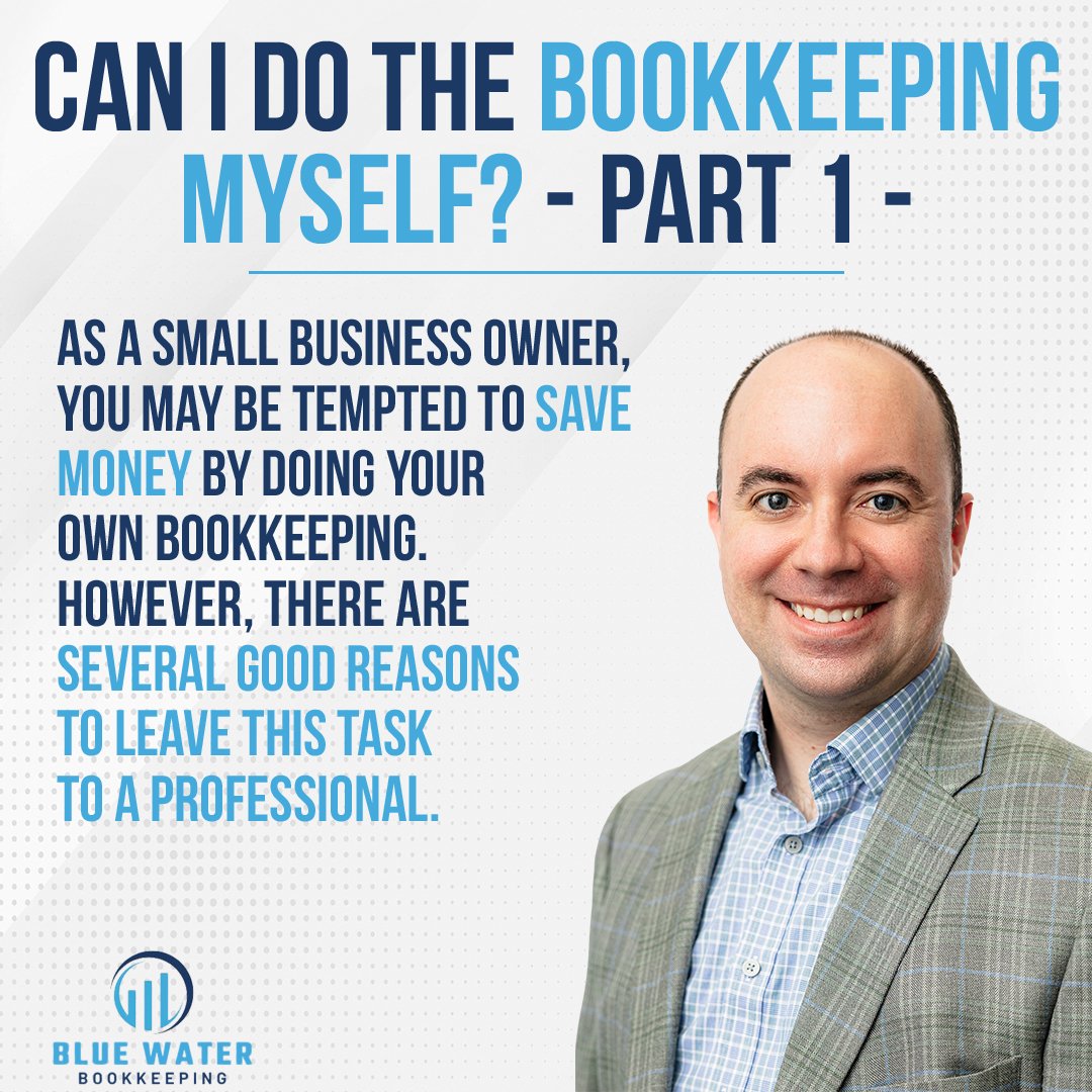 Can I Do the Bookkeeping Myself? (Part 1)
As a small business owner, you may be tempted to save money by doing your own bookkeeping.
However, there are several good reasons to leave this task to a professional. Stay tuned for additional posts deta