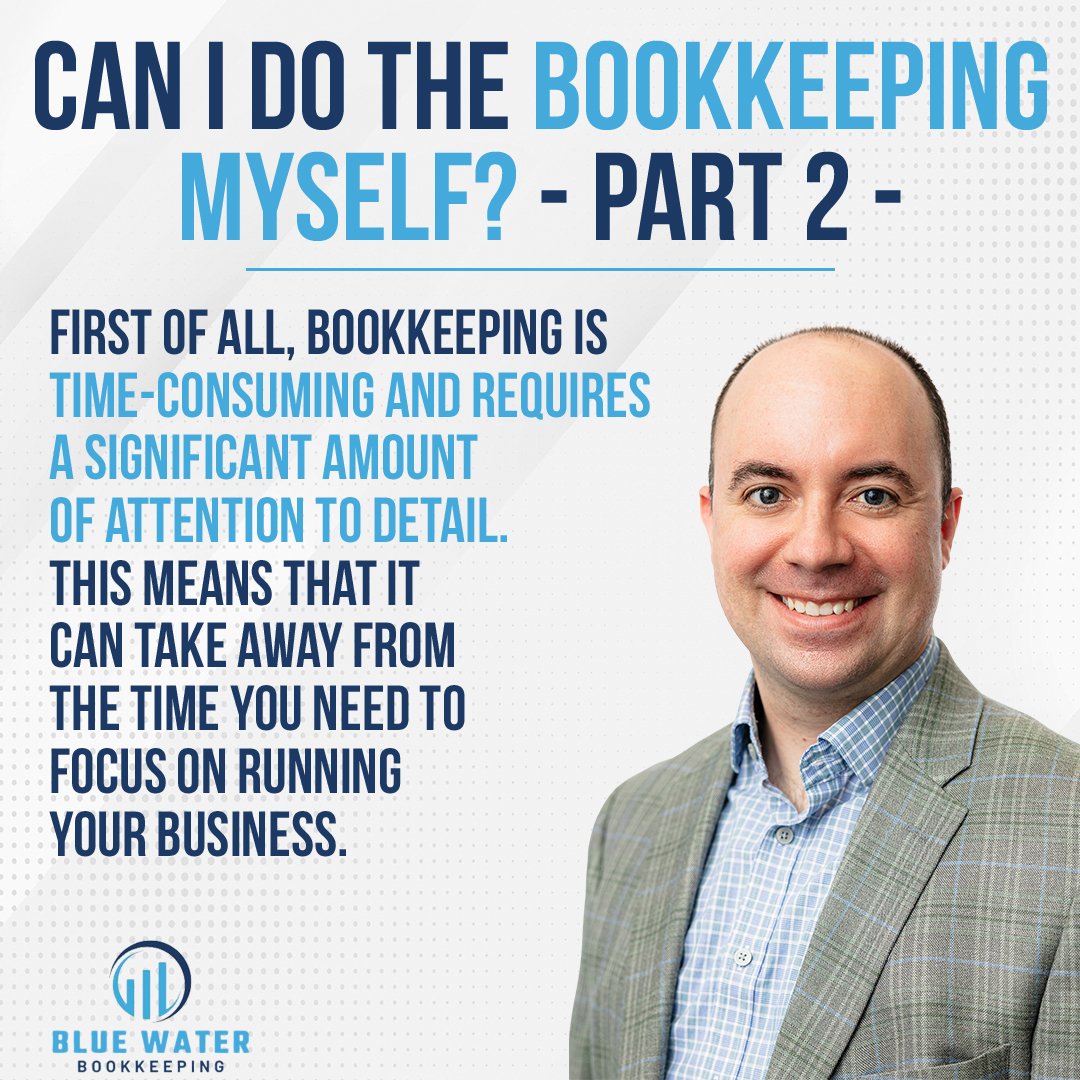 Can I Do The Bookkeeping Myself? (Part 2)
Bookkeeping is time-consuming and requires a significant amount of attention to detail.
This means that it can take away from the time you need to focus on running your business.
#diy #bookkeeping #smallbu