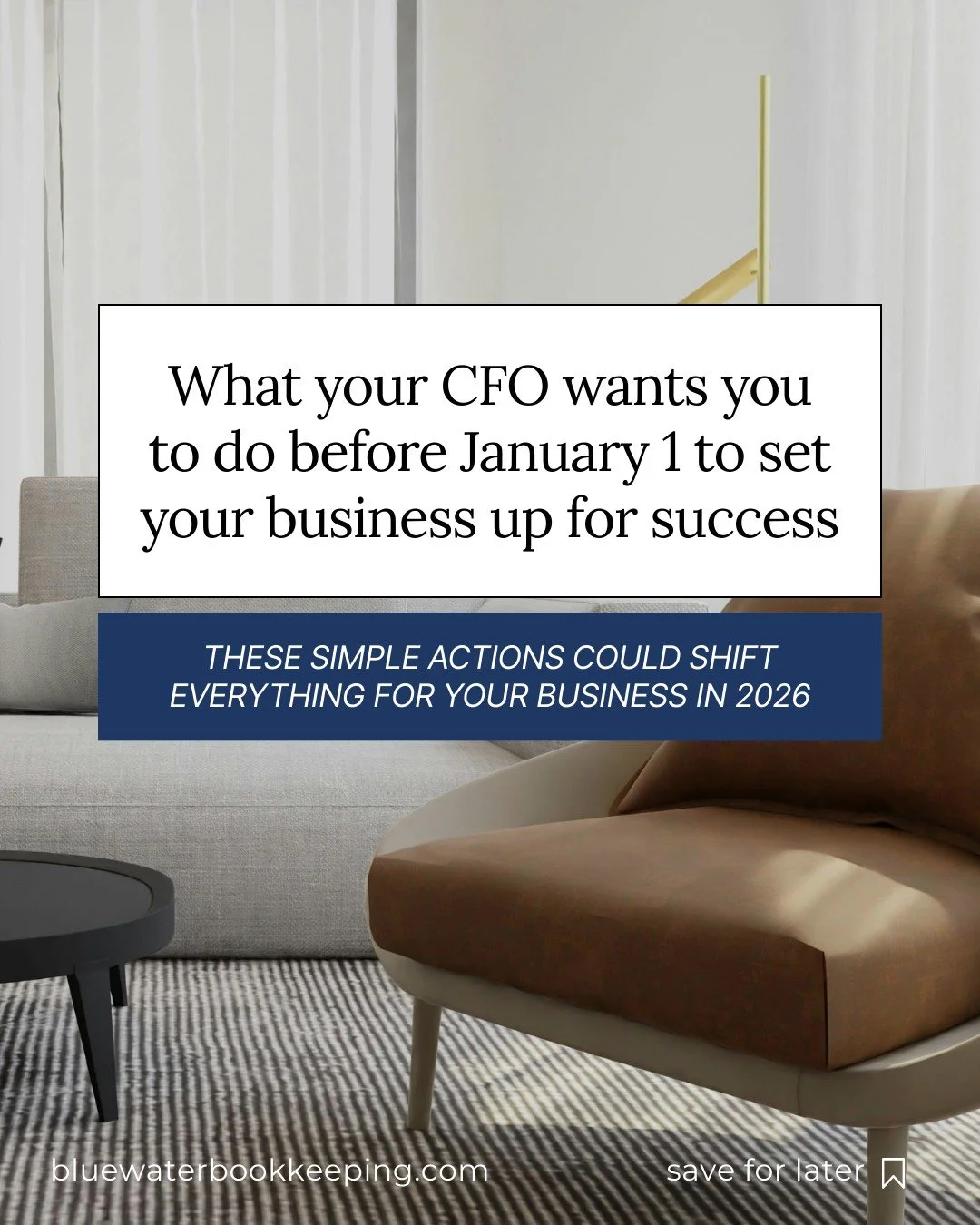 If you want a strong start to the new year, here are a few things we want to remind you to do before January 1.

1. Review your numbers for the year.

Look at your revenue, expenses, and profit so you know exactly where you stand.

2. Clean up your a