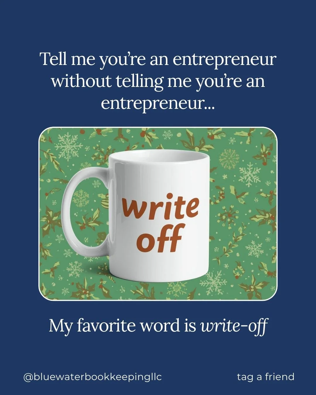 Tell me you&rsquo;re an entrepreneur without telling me you&rsquo;re an entrepreneur...

Share yours in the comments.
.
.
.
#Entrepreneur #Solopreneur
#BusinessBookkeeping #BusinessAccounting #Bookkeeping #Accounting
#SmallBusiness

#portlandbookkeep