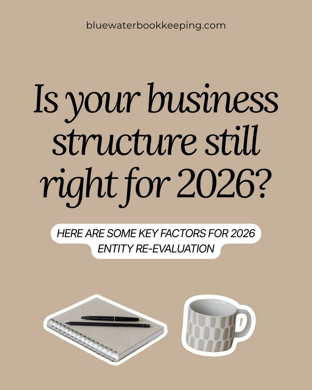 Here are a few things to consider as you plan for 2026:

- If you&rsquo;re currently a sole proprietor, you may benefit from incorporating for added liability protection or potential tax savings

- Business owners may want to explore electing S Corp 