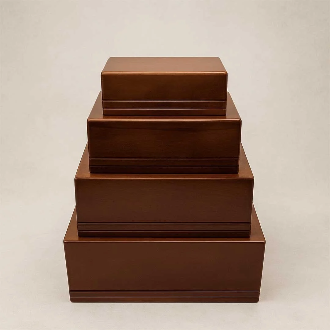 Complimentary Mahogany Urn for your pet.