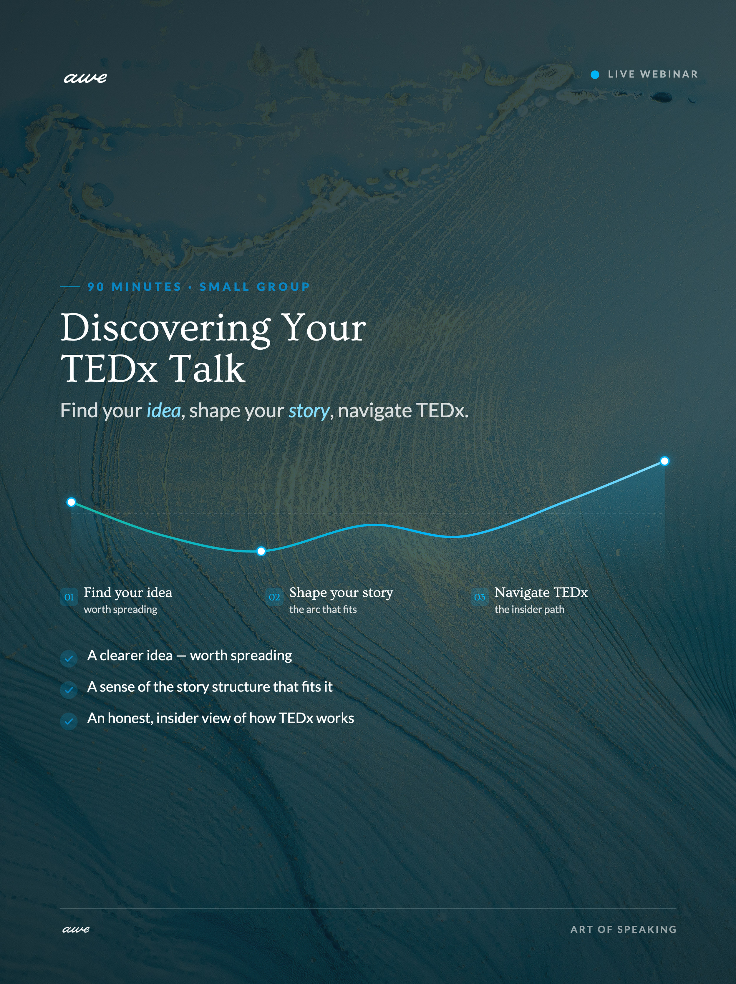 {Worshop} Discovering Your TEDx Talk: Find Your Idea, Shape Your Story, Navigate the World of TEDx (Virtual)