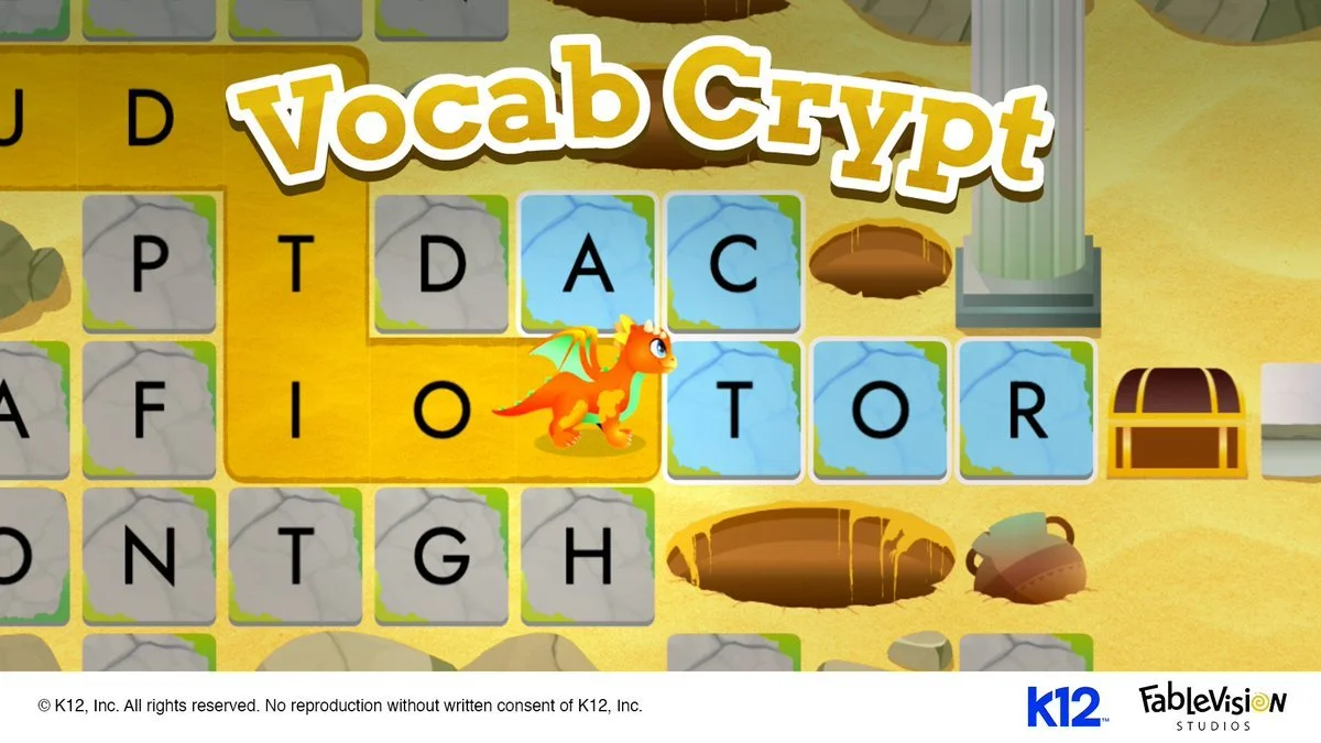 K12 Games: Vocab Crypt