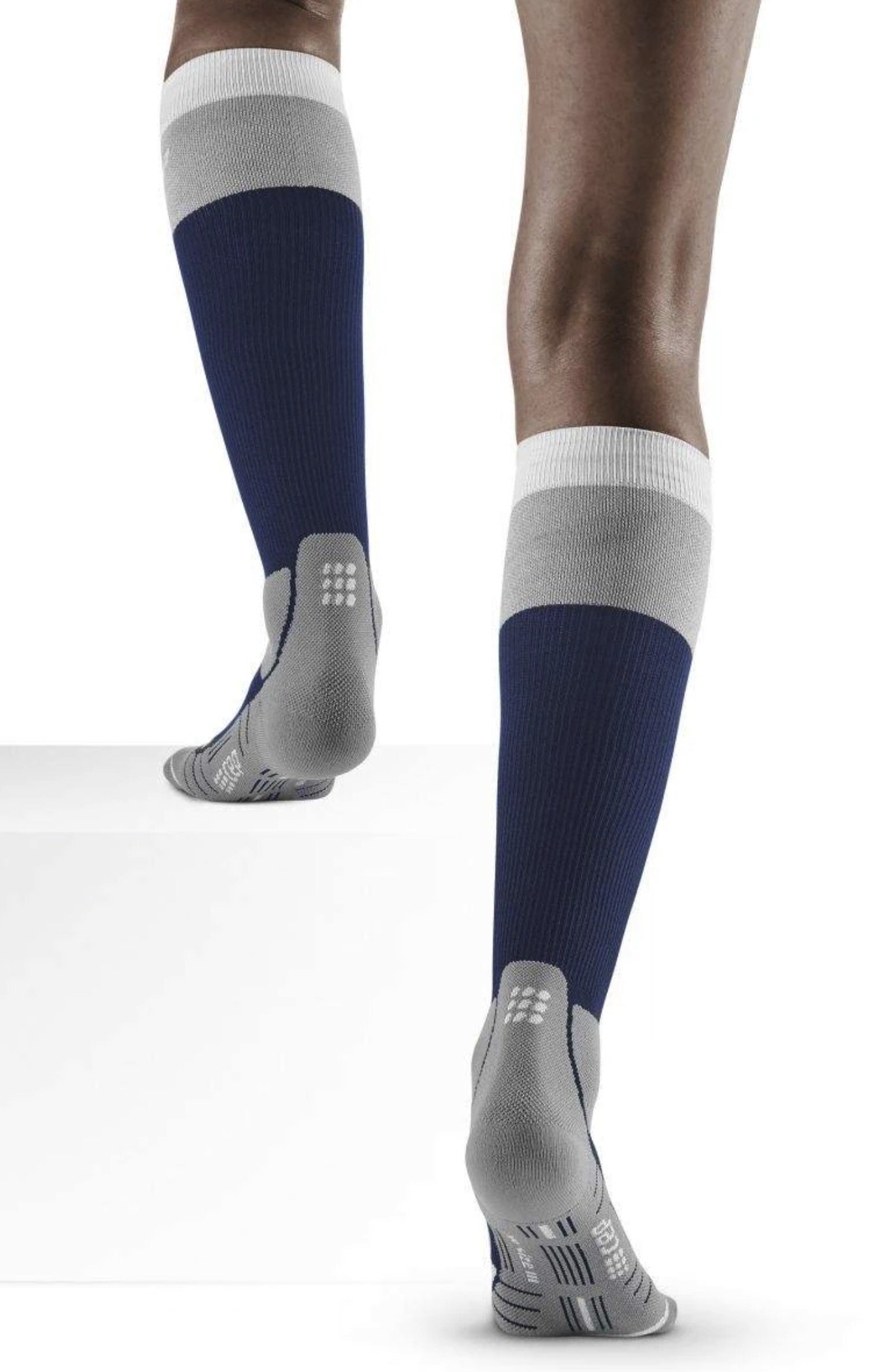 Marine Blue:Grey-stepup-compression-hiking-socks-light-merino-20-30mmhg3.jpeg