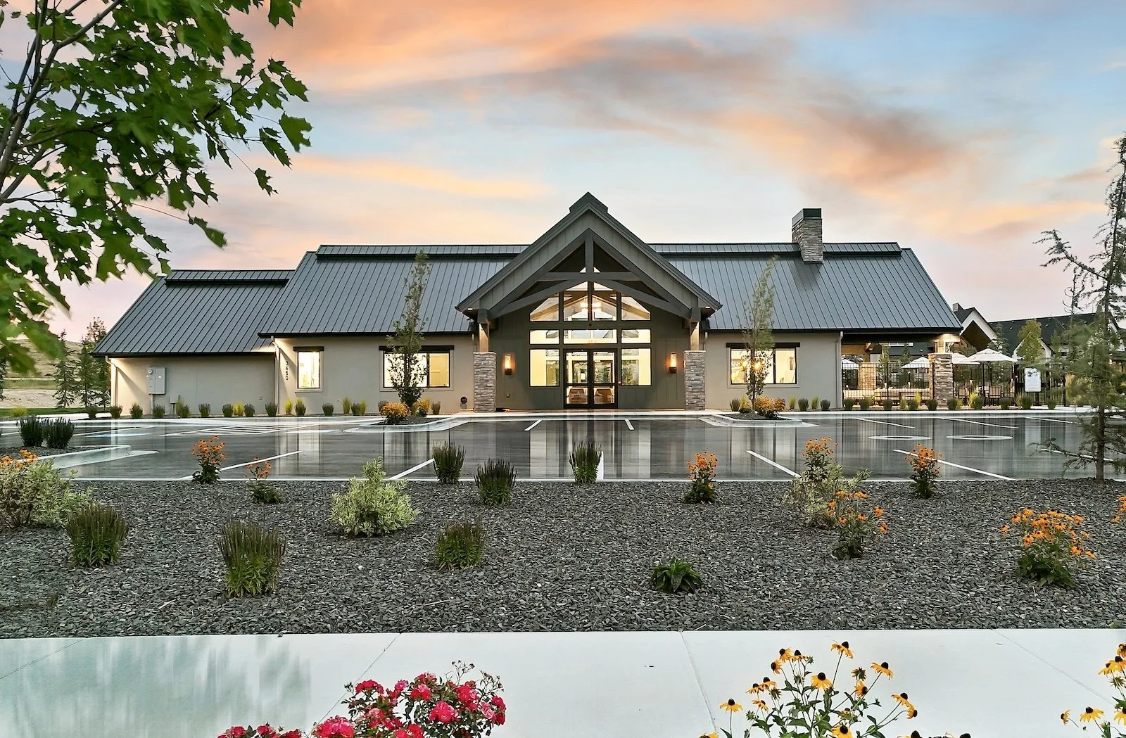 Terra View Clubhouse Front Entrance Eagle Idaho
