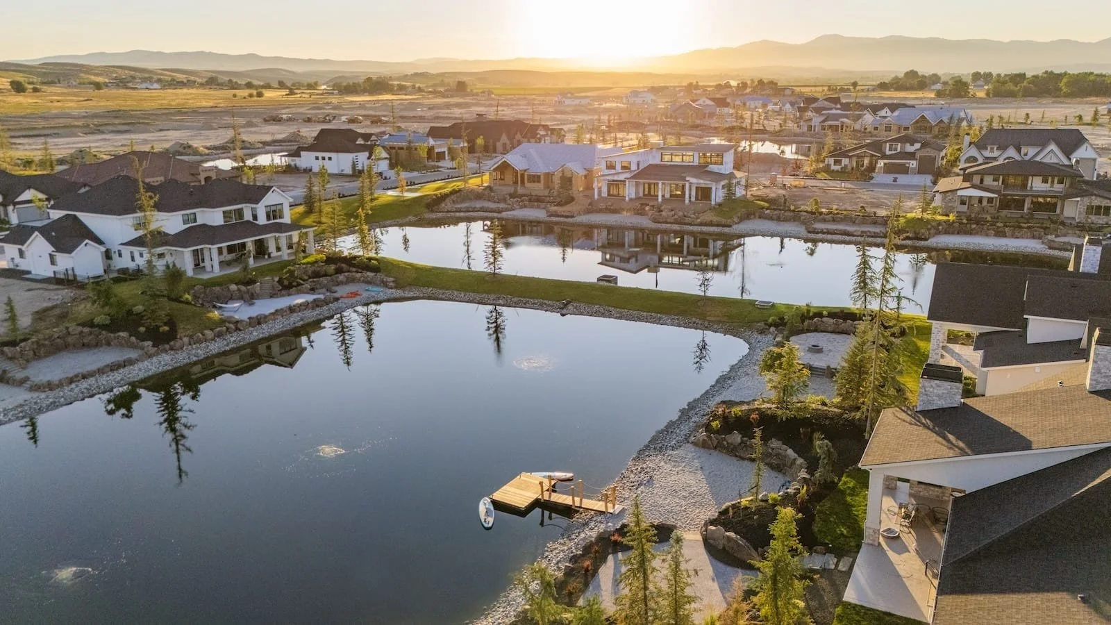 Terra View Aerial Waterfront View Eagle Idaho