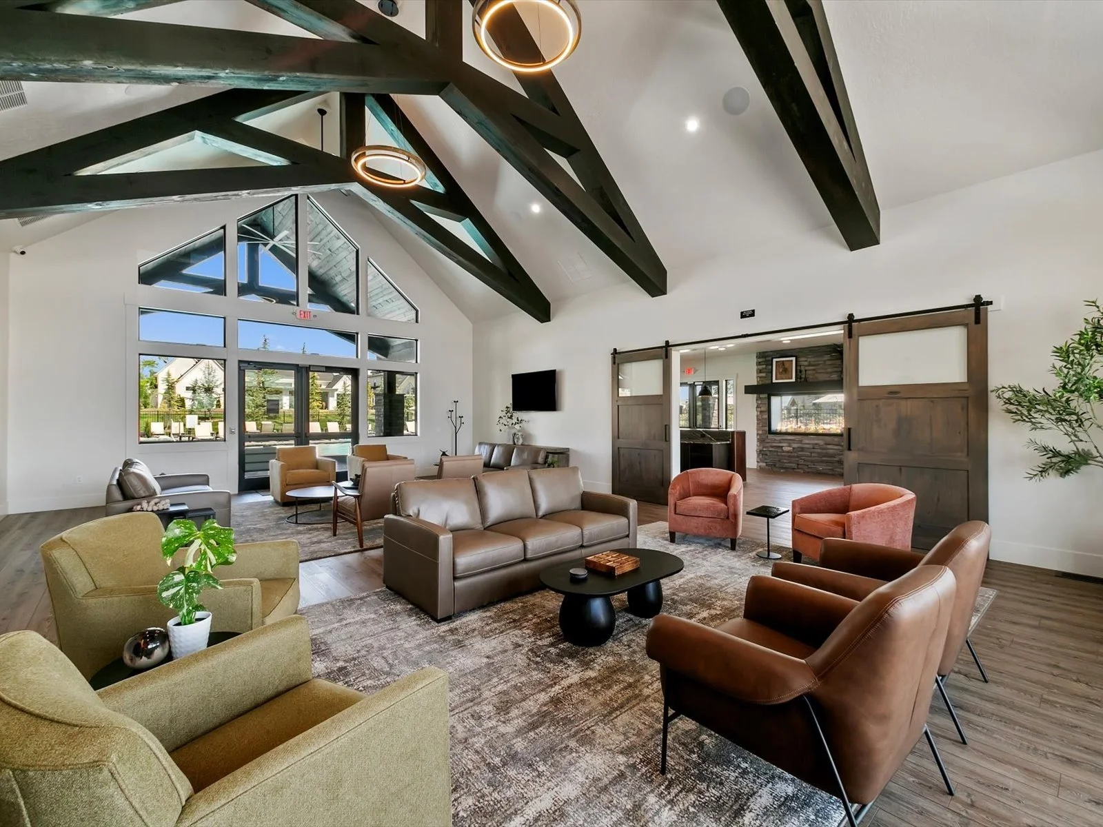 Terra View Clubhouse Interior Meeting Area Eagle Idago