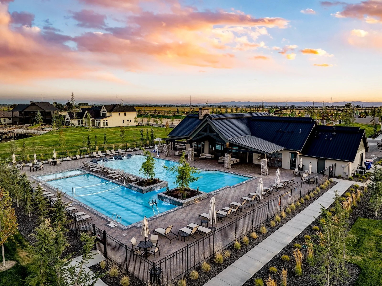 Terra View Luxury Community Pool Clubhouse Eagle Idaho