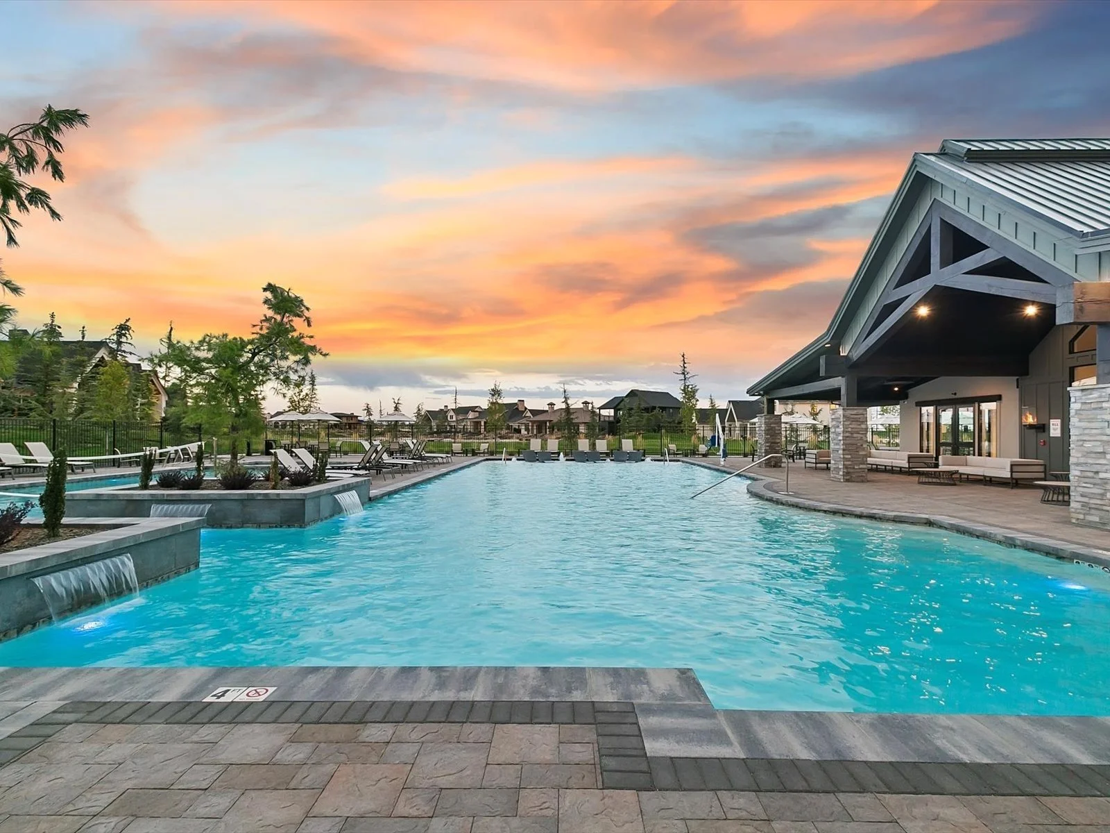 Terra View Pool Water Features Eagle Idaho