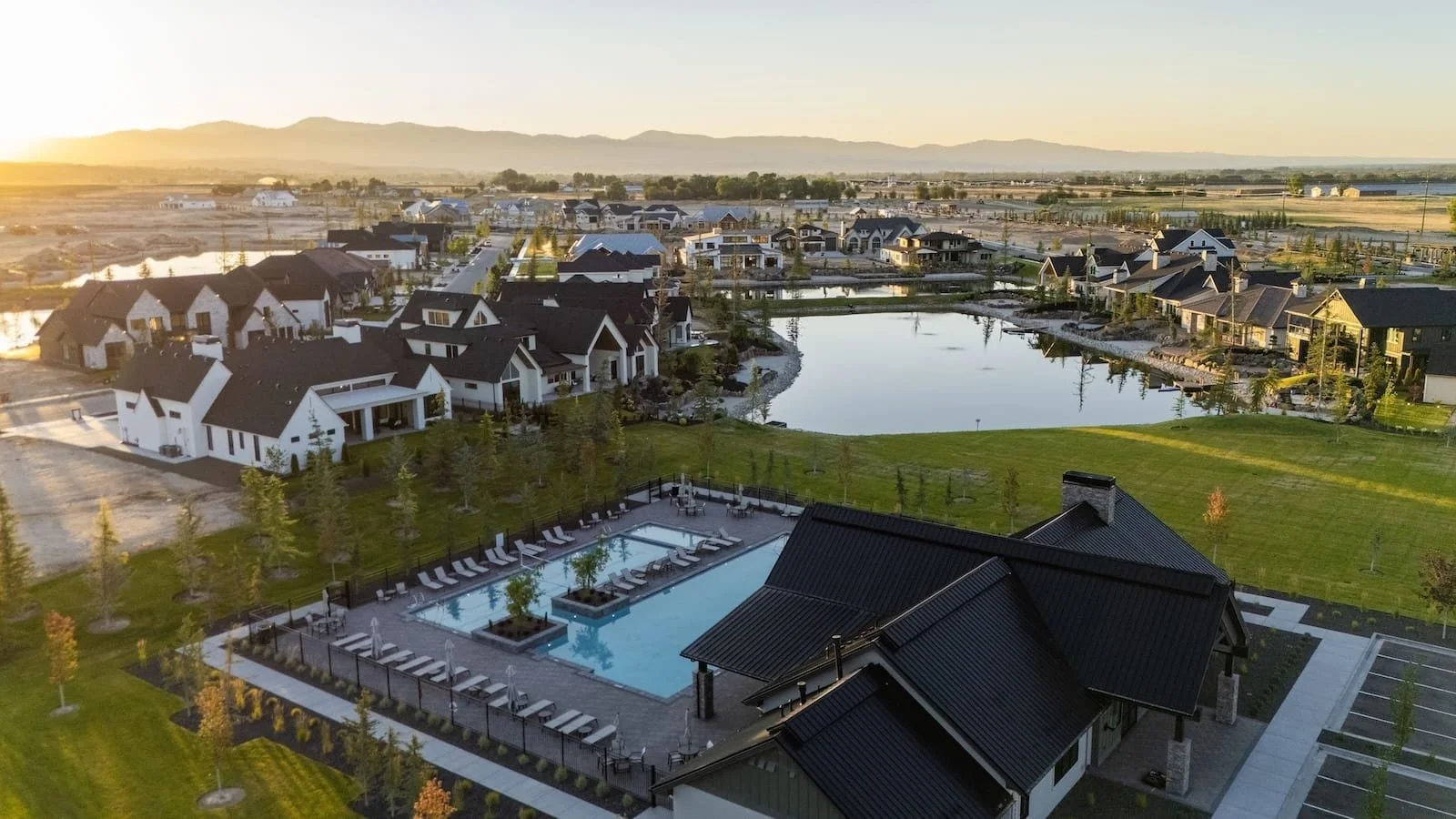 Terra View Aerial Community View Eagle Idaho