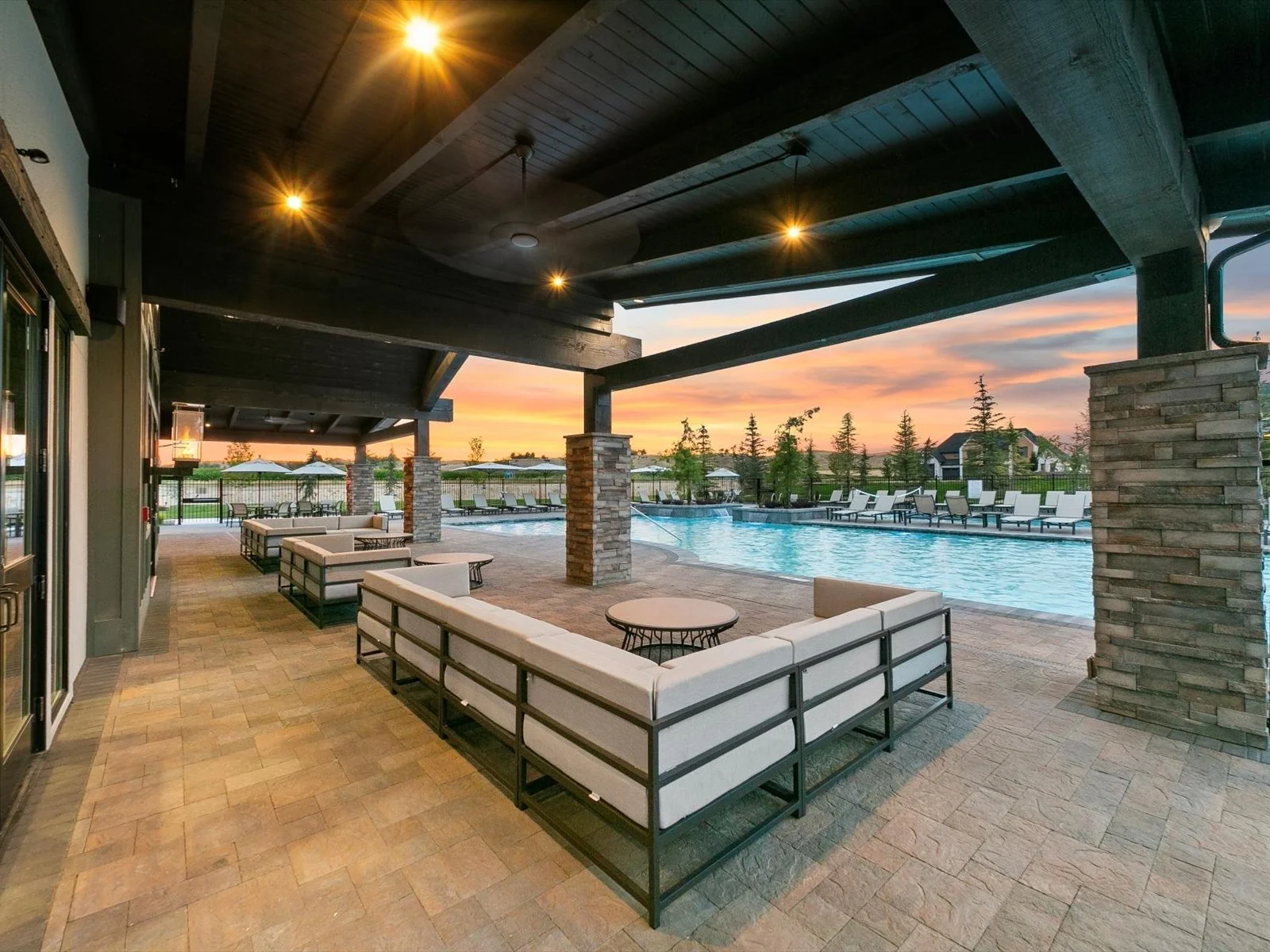 Terra View Pool Lounge Area Eagle Idaho