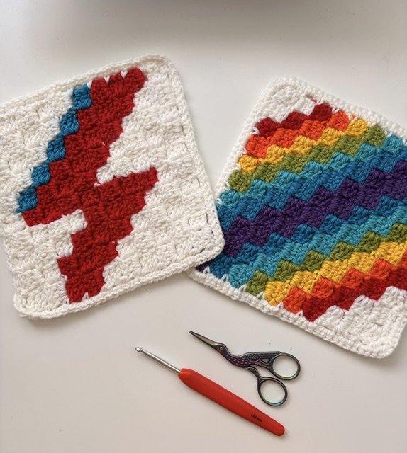 Corner-to-Corner Crochet: Beyond Granny Squares with Jen Street from Stitch Street Crochet 3pm - 5pm