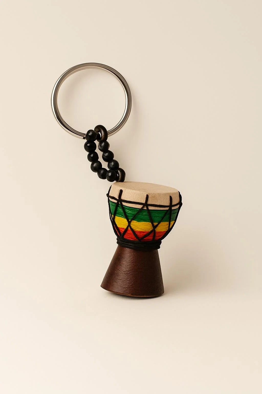 African Drum Keychain