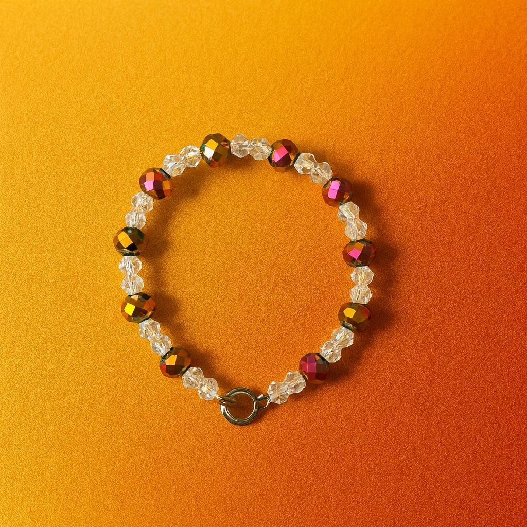 Golden Sunset Crystal Bracelet