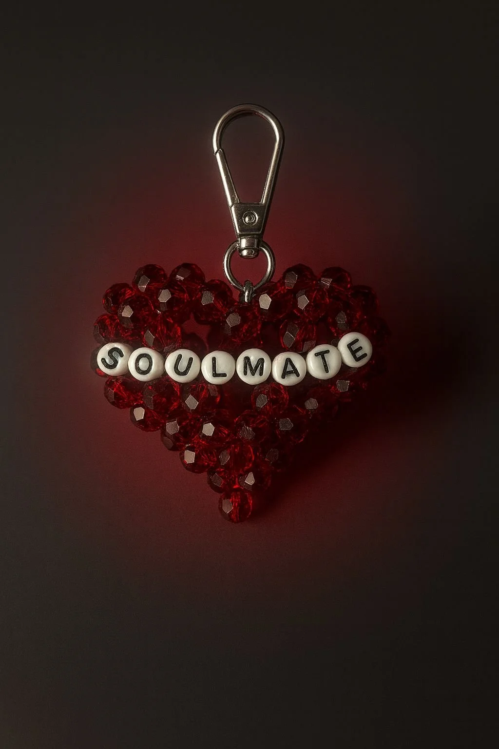 Red “Soulmate” Heart Keychain
