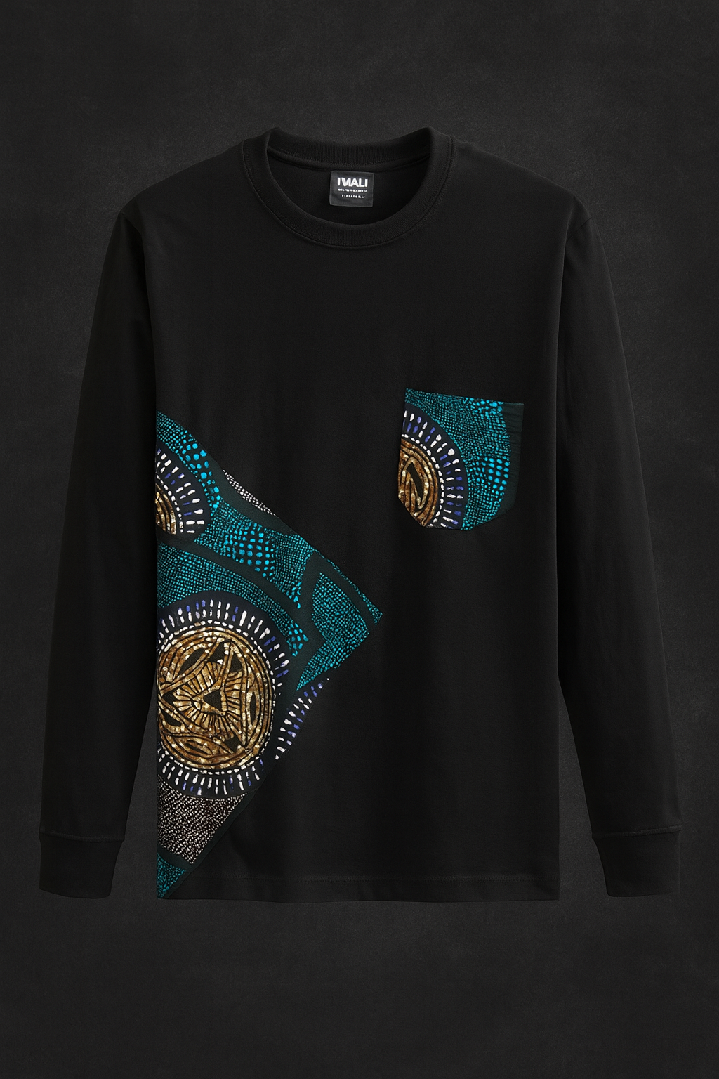 Teal Pattern Long Sleeve