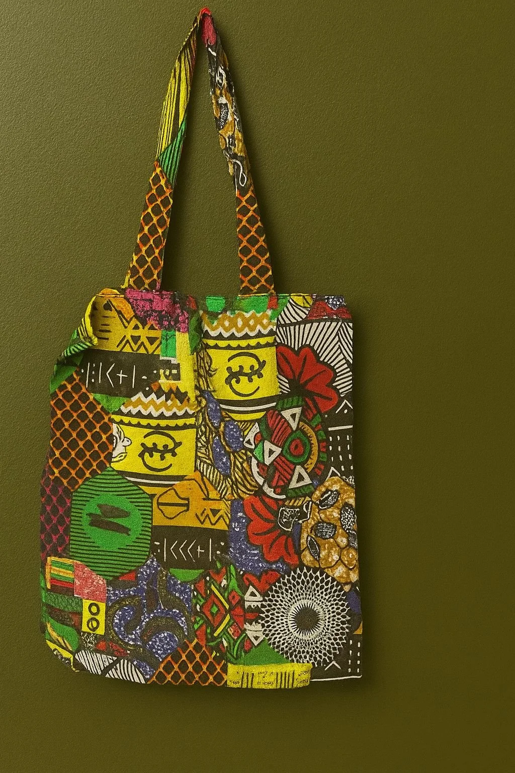 Multicolor African Tote Bag
