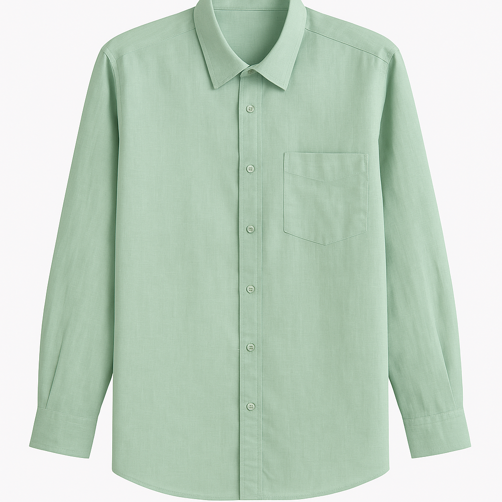 Mint Green Long Sleeve Shirt
