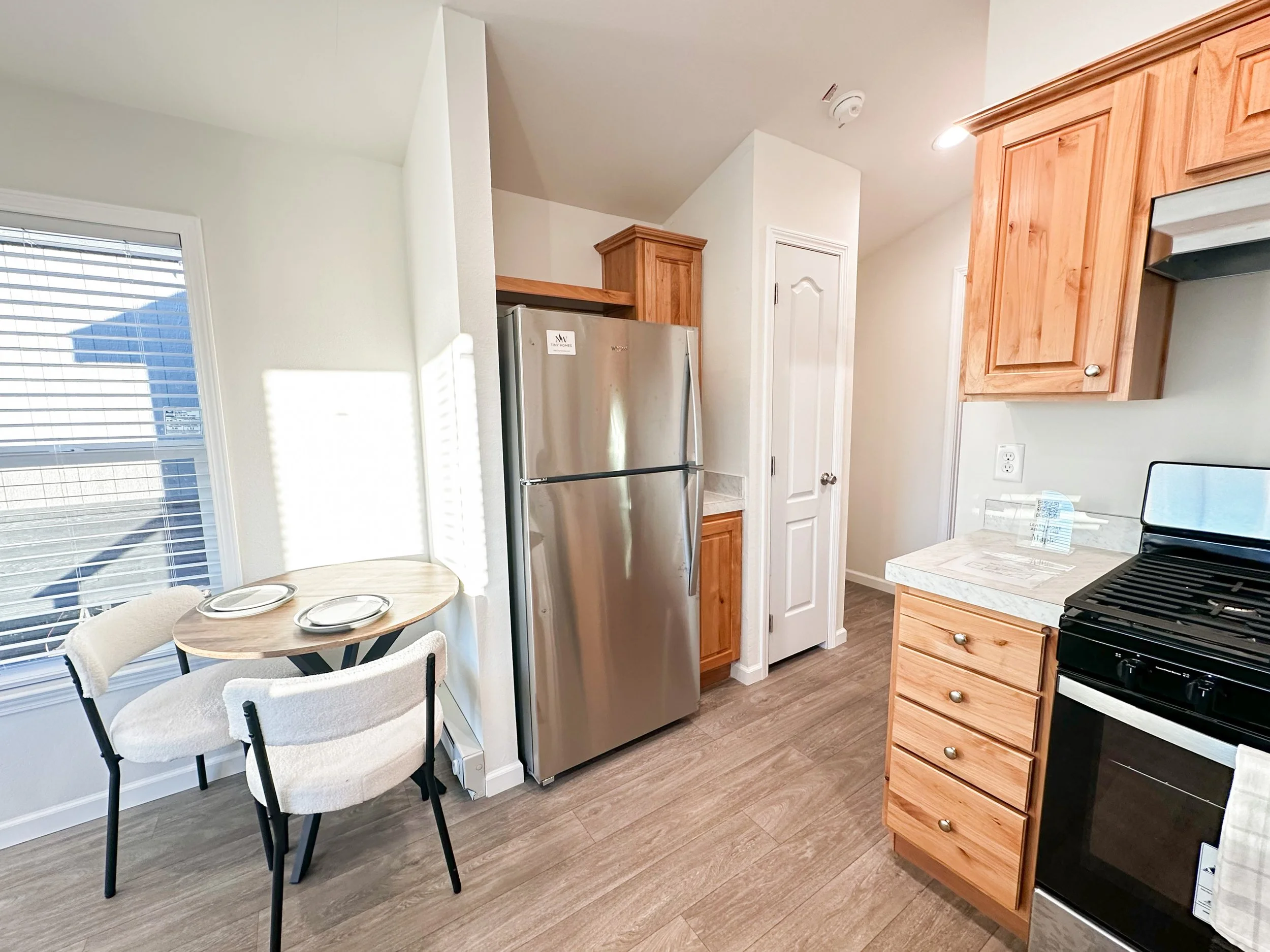 Portland Maple lot model kitchen and dining room