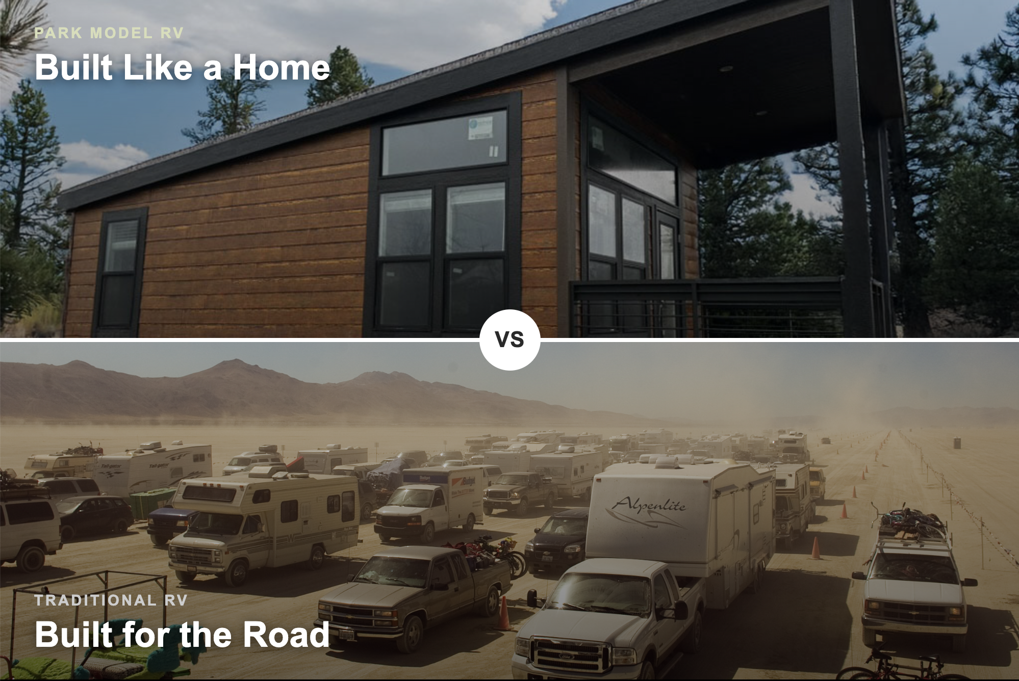 Park Model RV vs Traditional RV or Fifth Wheel: What's the Difference?
