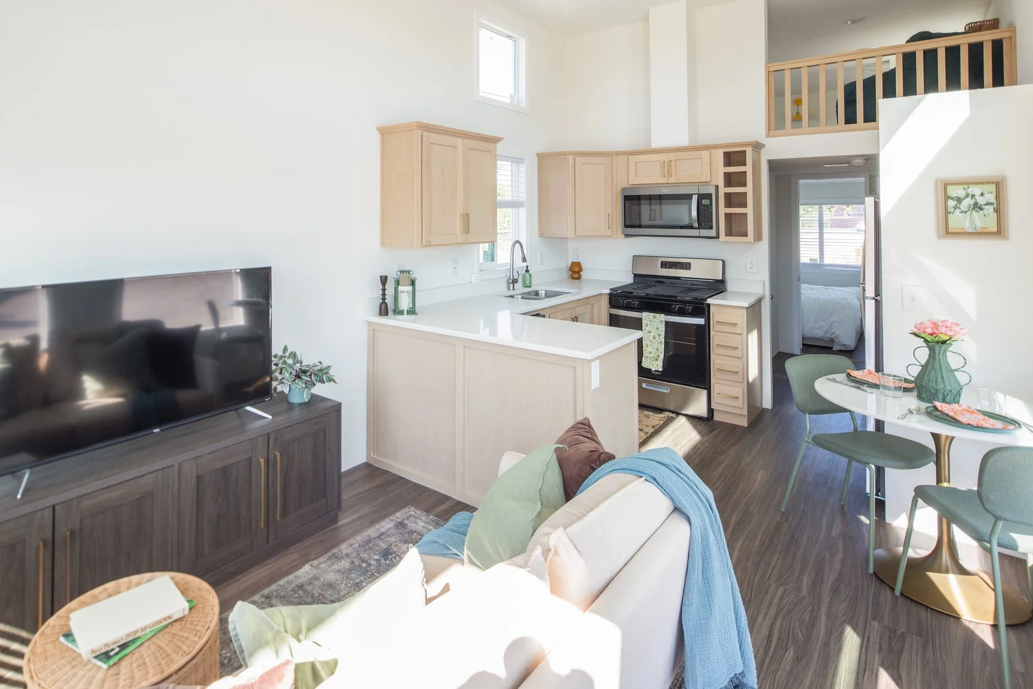Alder lot model view from entryway