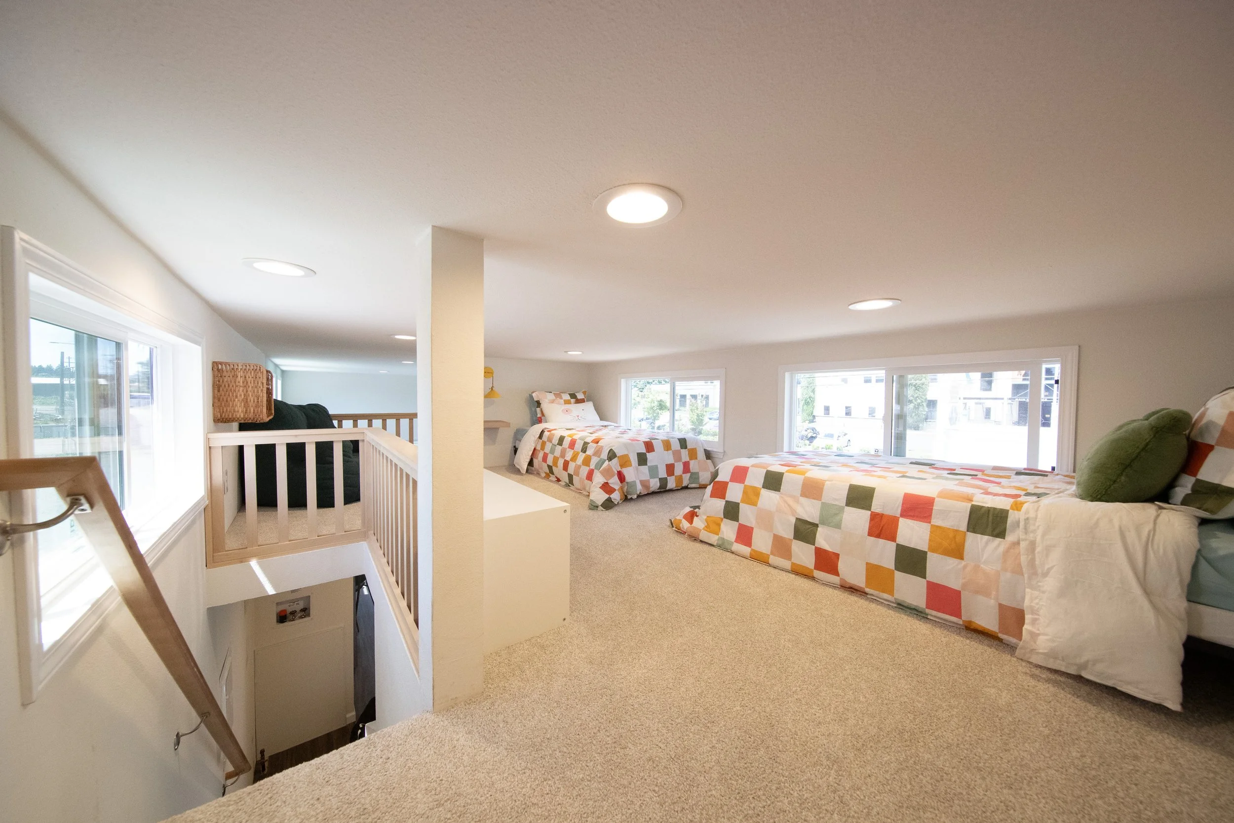 Portland Alder model loft and stairwell
