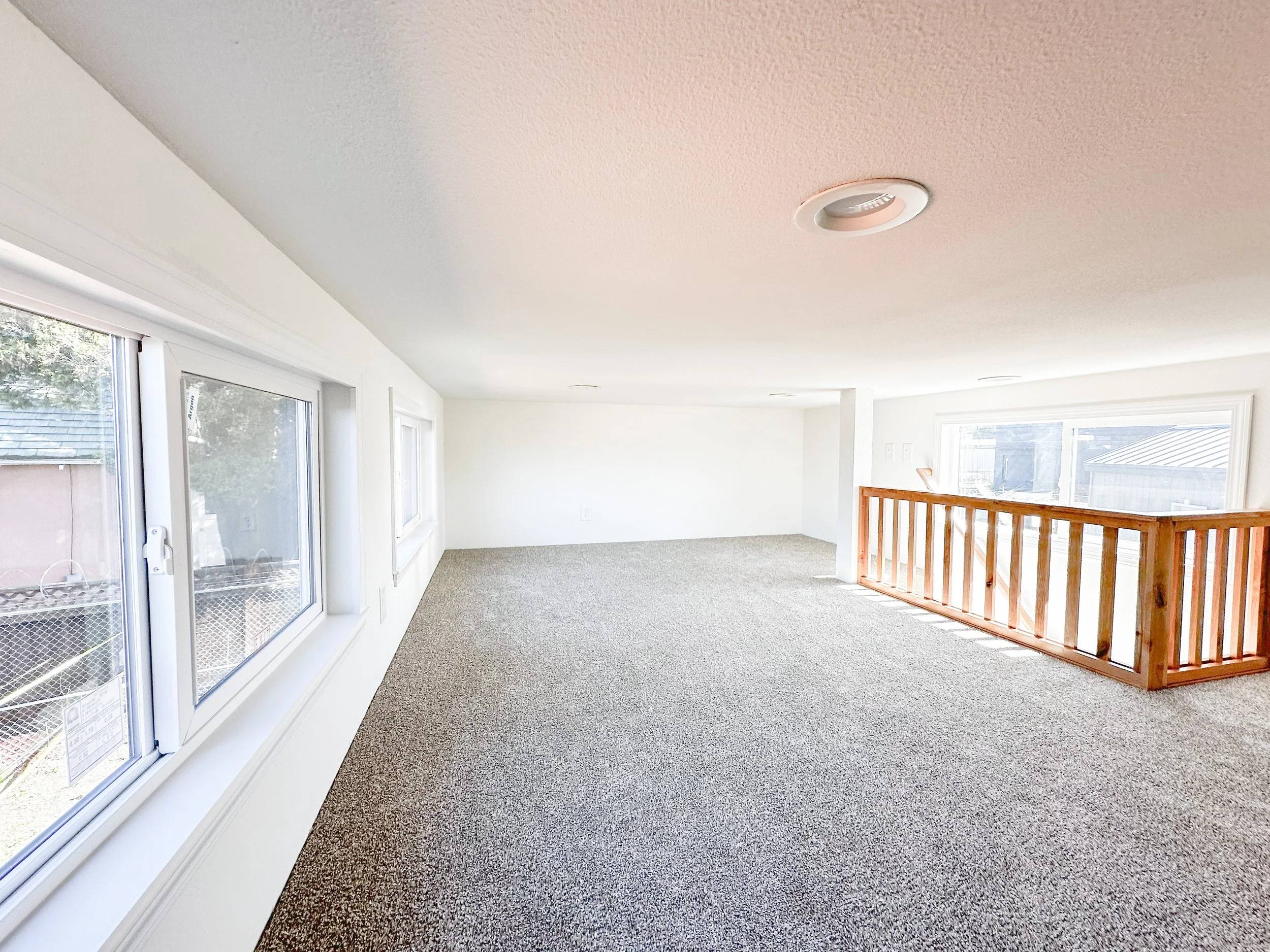 Loft facing end wall