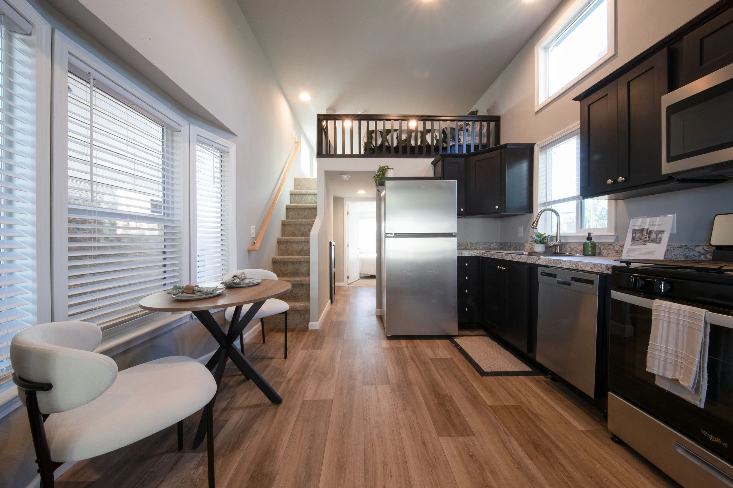 Snohomish Hemlock kitchen and dining area 