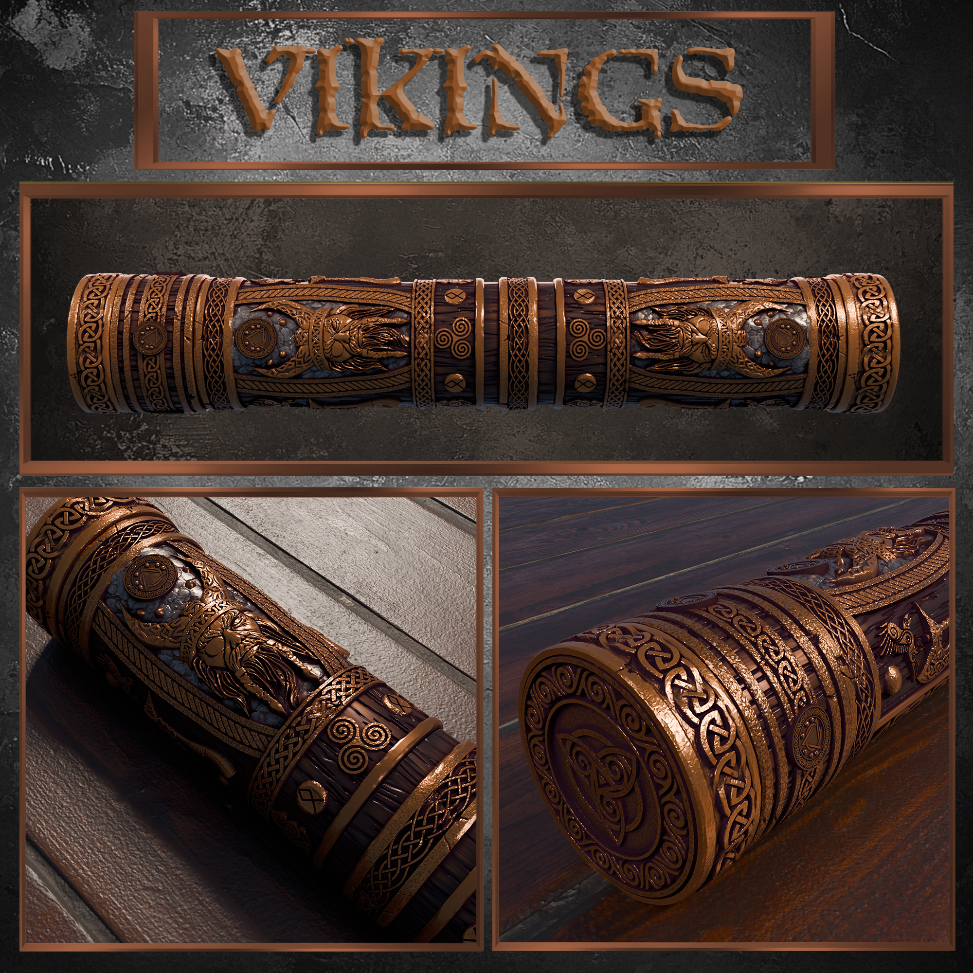 Viking Game Mat Tube