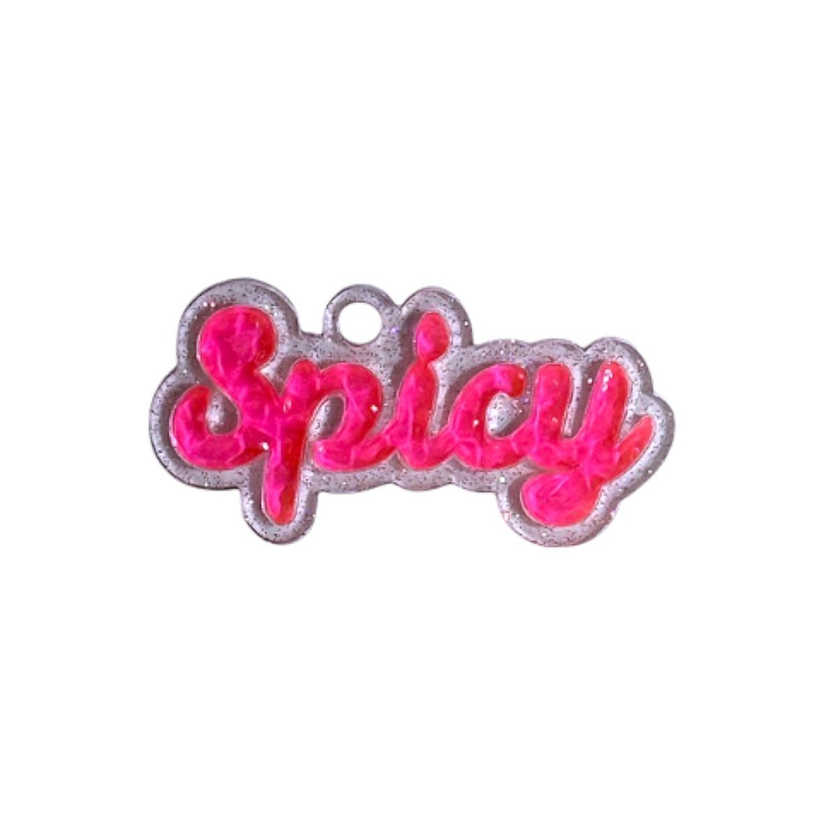 Spicy - Sparkle /Hot Pink Ripple