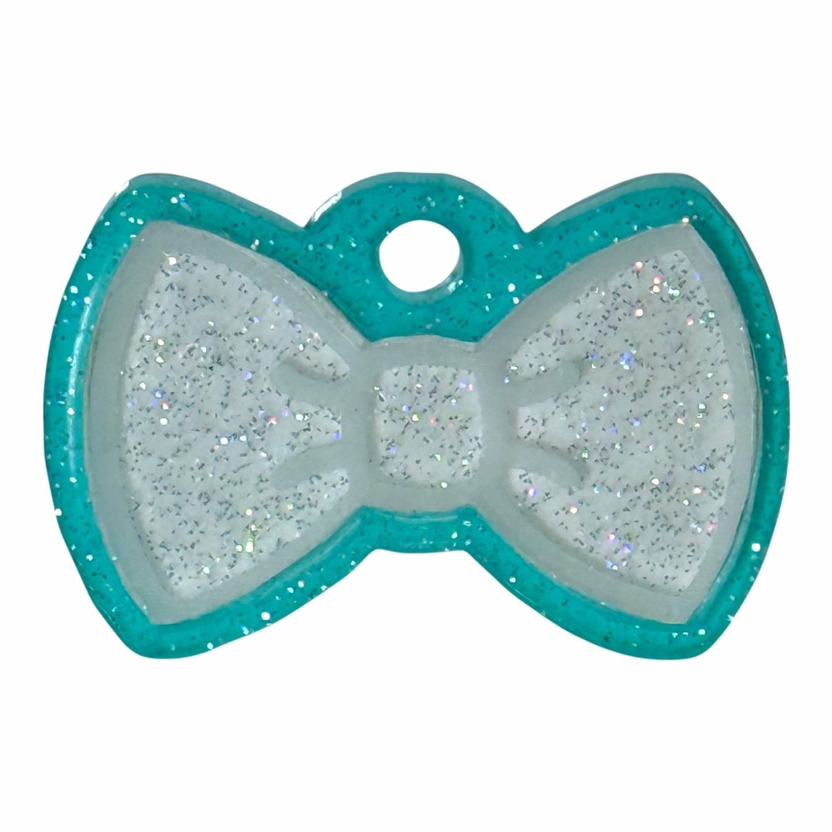 The Dapper Dog - Sparkle White/Teal