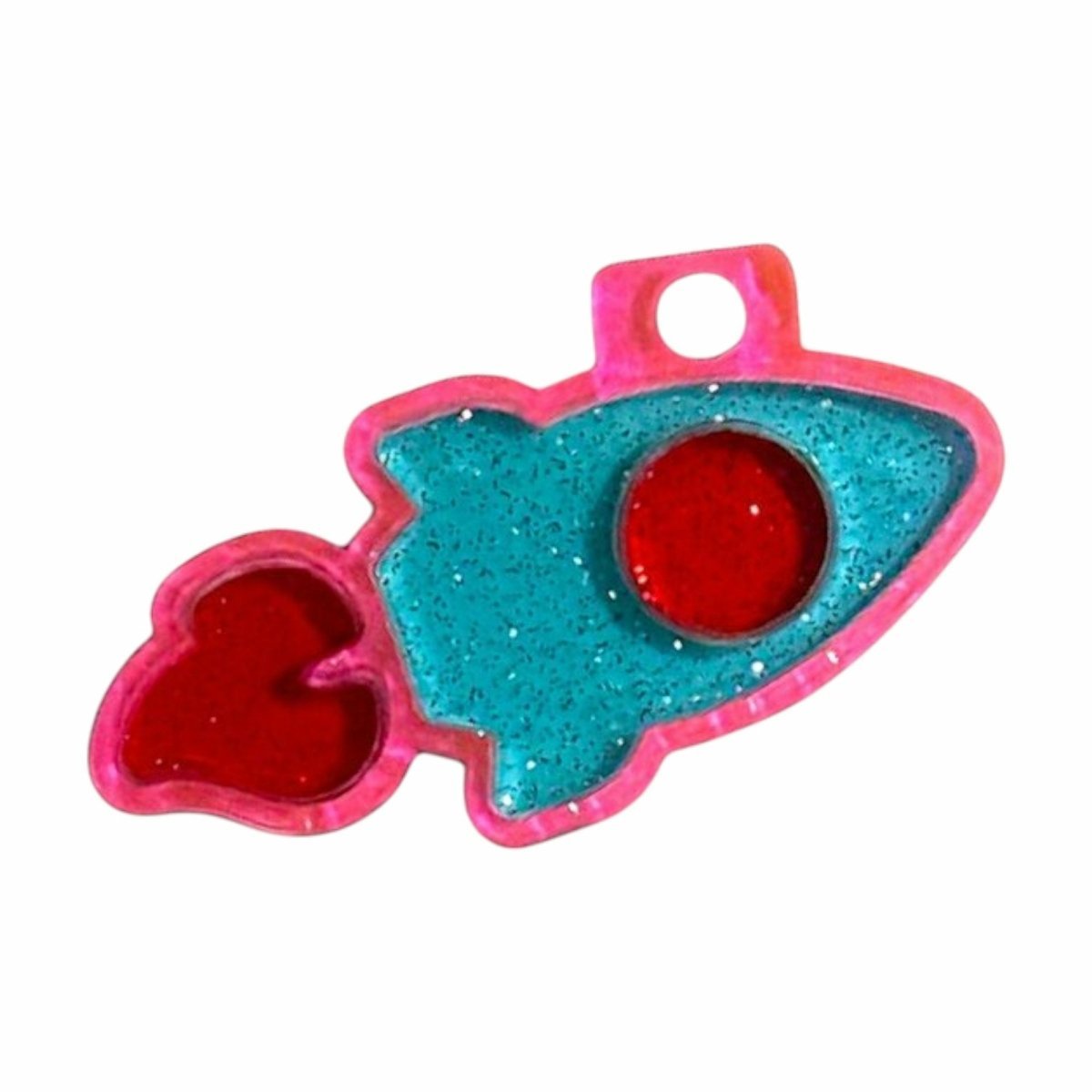 The Pierre II- Teal/Pink/Red