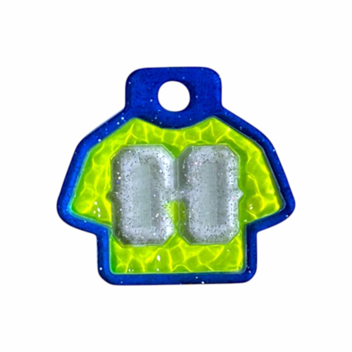 The Santino - Neon Blue Ripple
