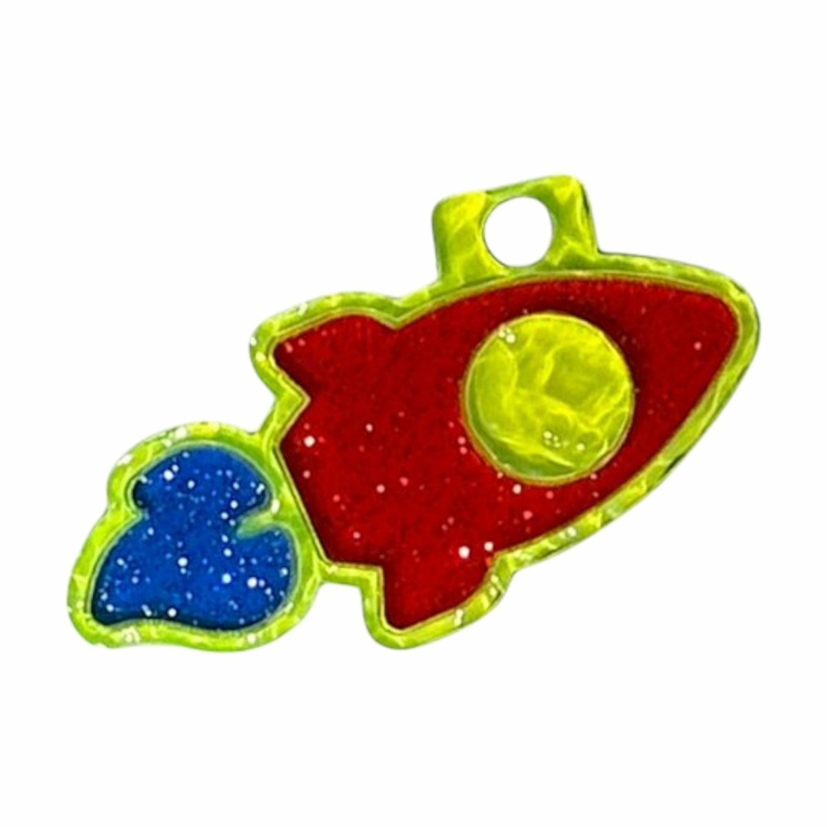 The Pierre II- Red/Lime/Blue
