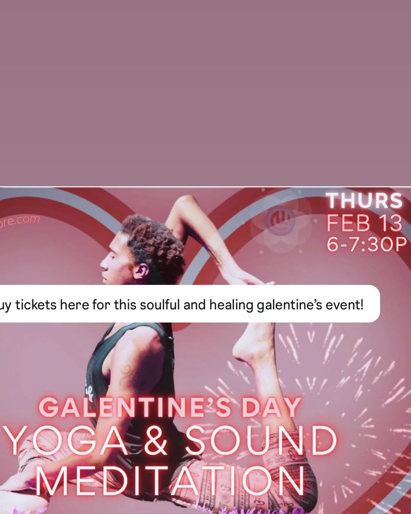 Excited to be a part of this awesome event. I&rsquo;ll be giving a relaxing and calming Sound Healing following a grounding Yin Yoga. Love all around y&rsquo;all❤️❤️❤️! #galentinesday #soundhealingbaltimore #galentinesbaltimore #frequenciesoflove Enj