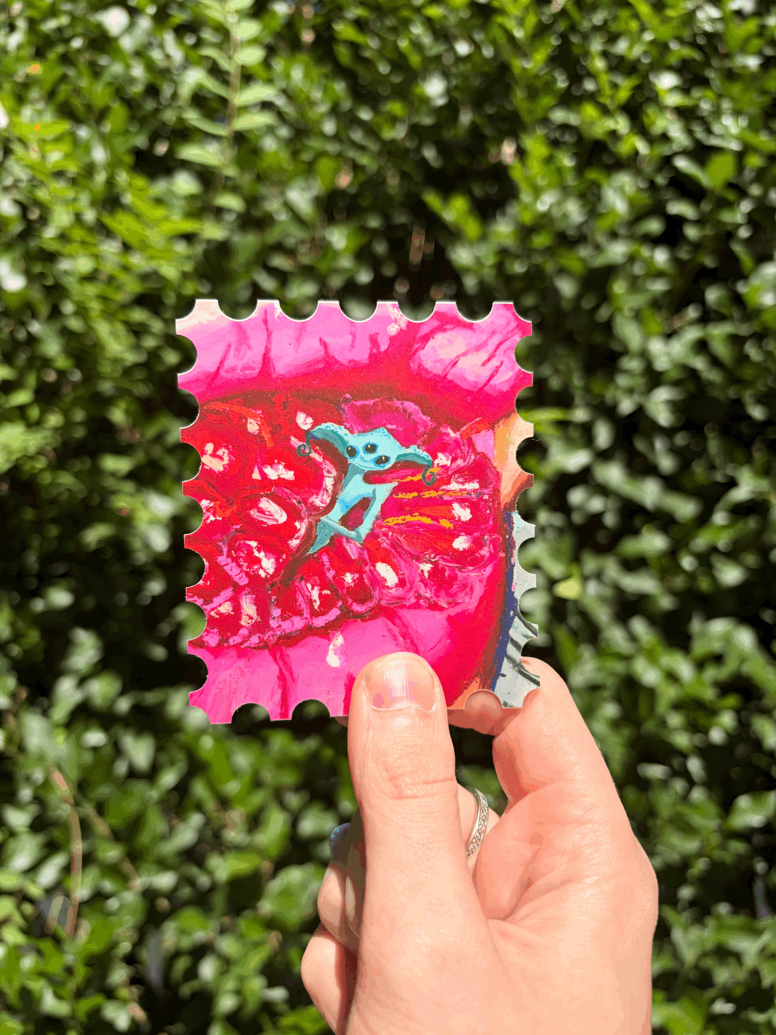 Raspberry Sticker