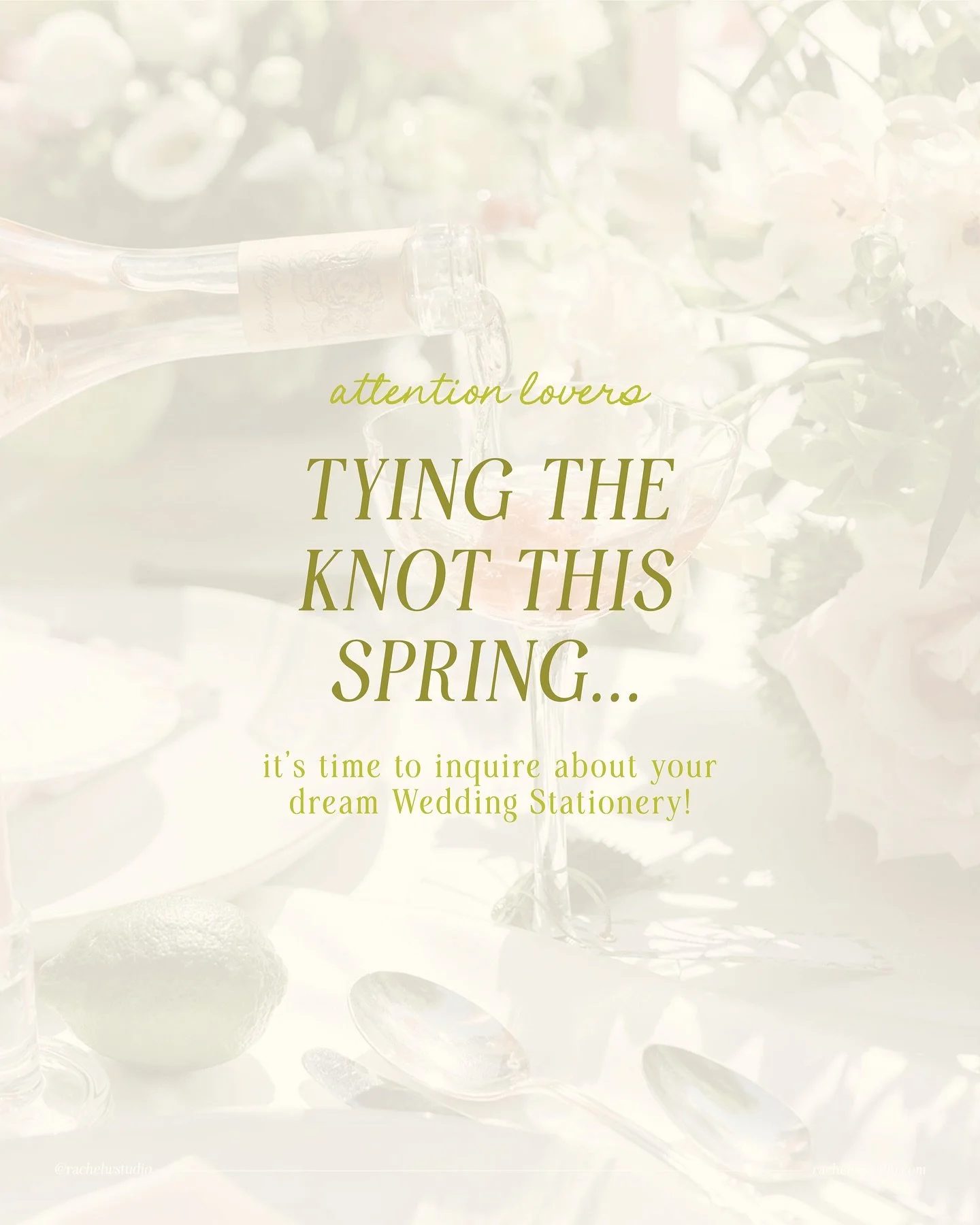 Calling all Spring 2026 brides🤍

It&rsquo;s time to start your journey towards your dream Wedding Stationery! 

Click the link in our bio to get started!

Photo by @finedetailed.collective 

#rachelwiedenfeldstudio #2026brides #2026wedding #springwe