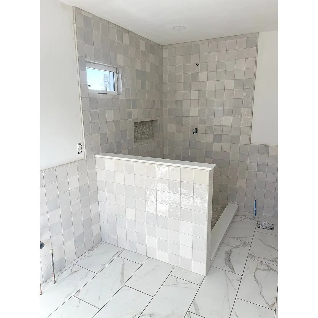 Voil&agrave;!

#bathroomtiles #bathroomdesign #interiordesign #tiles #bathroom #bathroomdecor #vanity #installation #bathroomrenovation #kitchentiles #walltiles #floortiles #bathroomideas #bathroominspiration #tiledesign #tilestyle #interior #bathroo