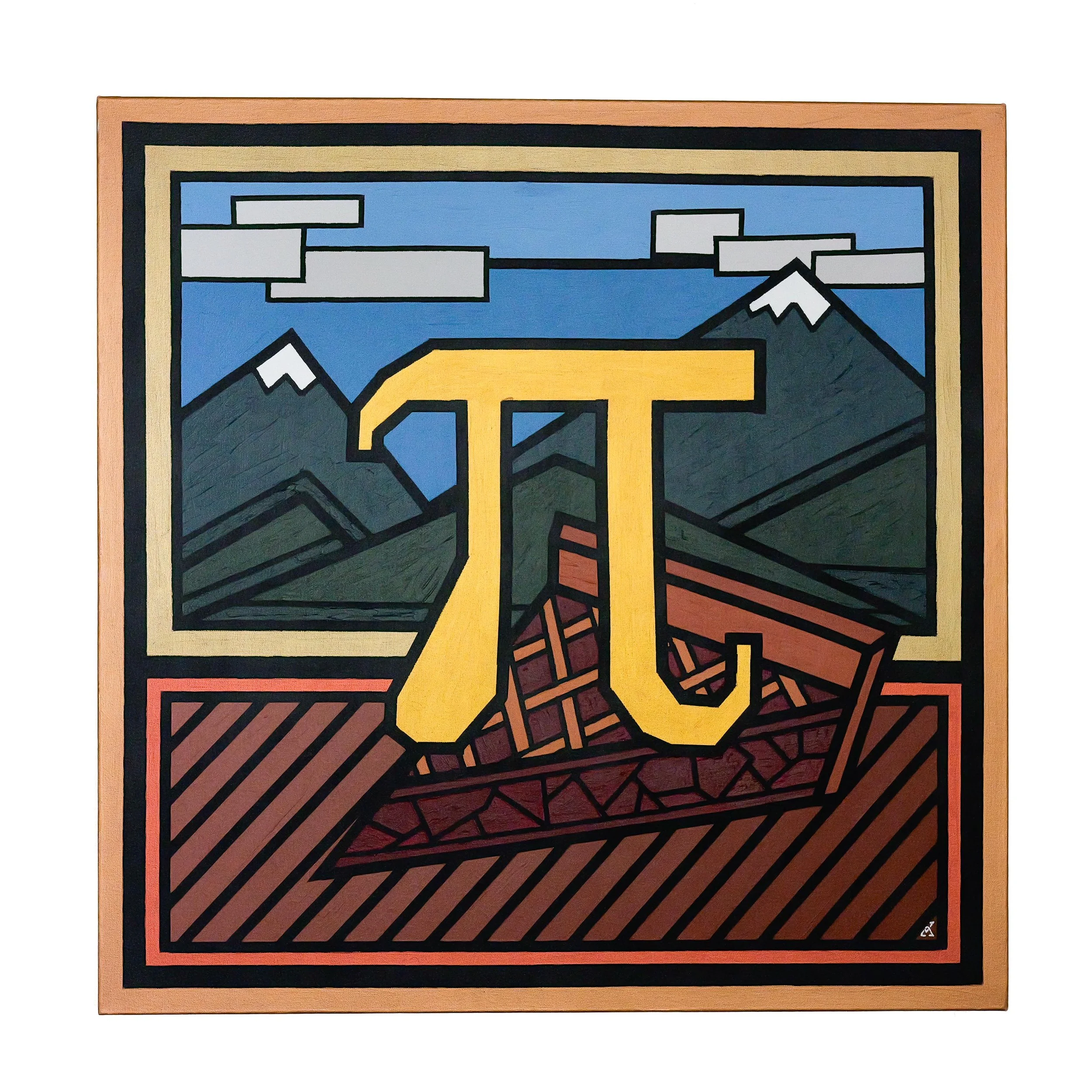 030 "(Pi)"
2026
Acrylic on canvas 
36 x 36"