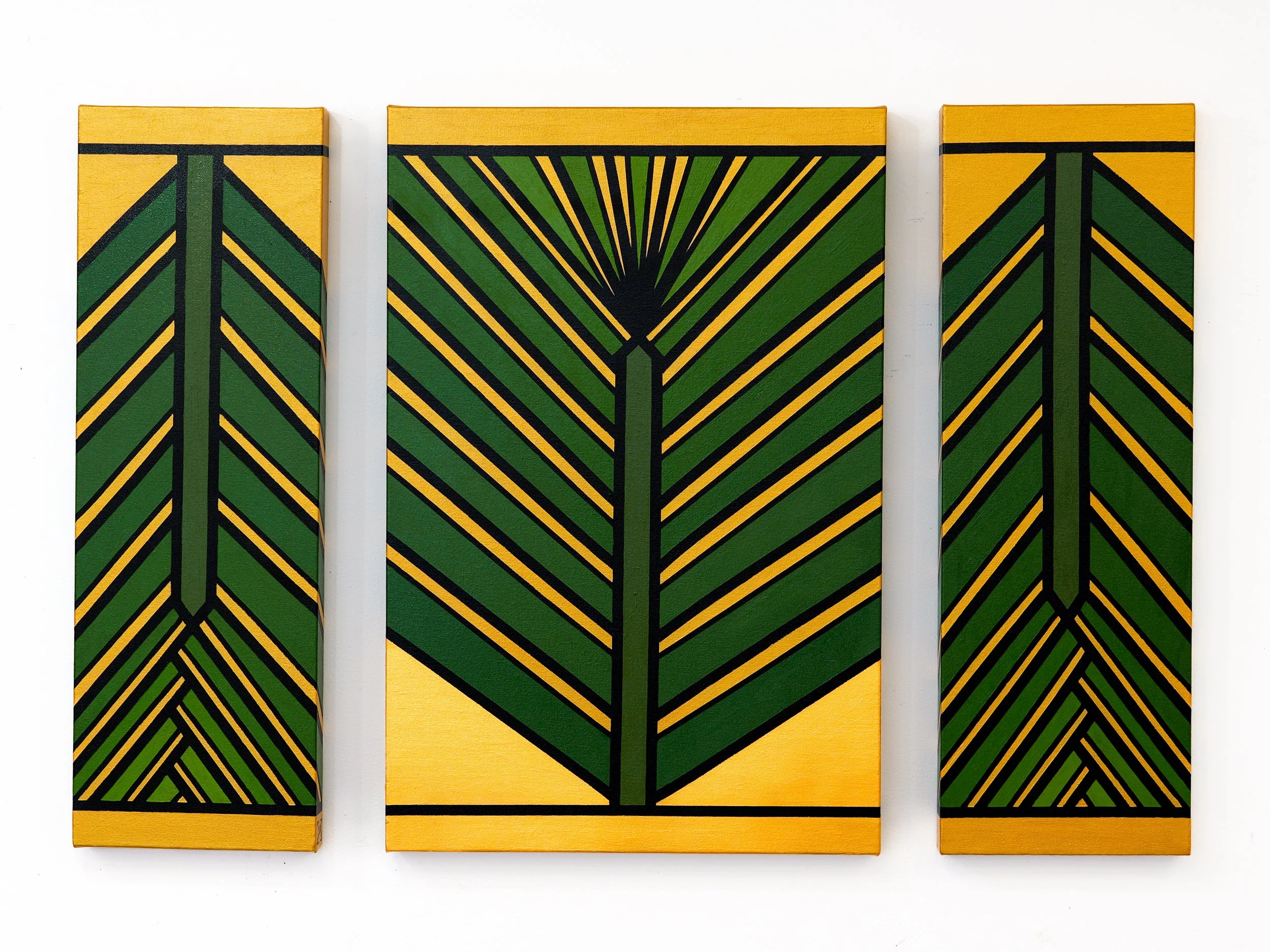 001
2025
Acrylic on canvas 
10 x 30, 10 x 30, 20 x 30 inches