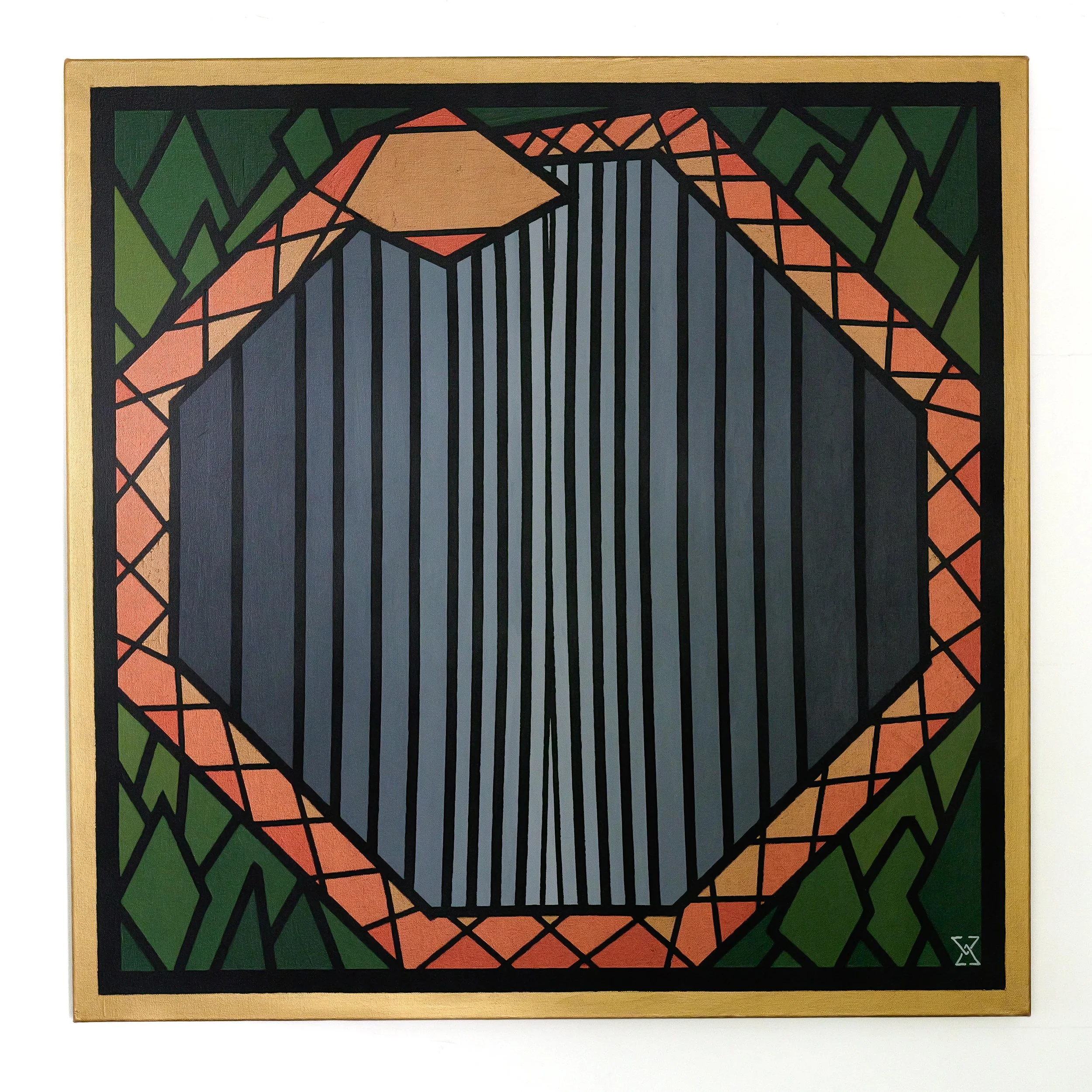 024 "Ouroboros)"
2025
Acrylic on canvas 
36 x 36"