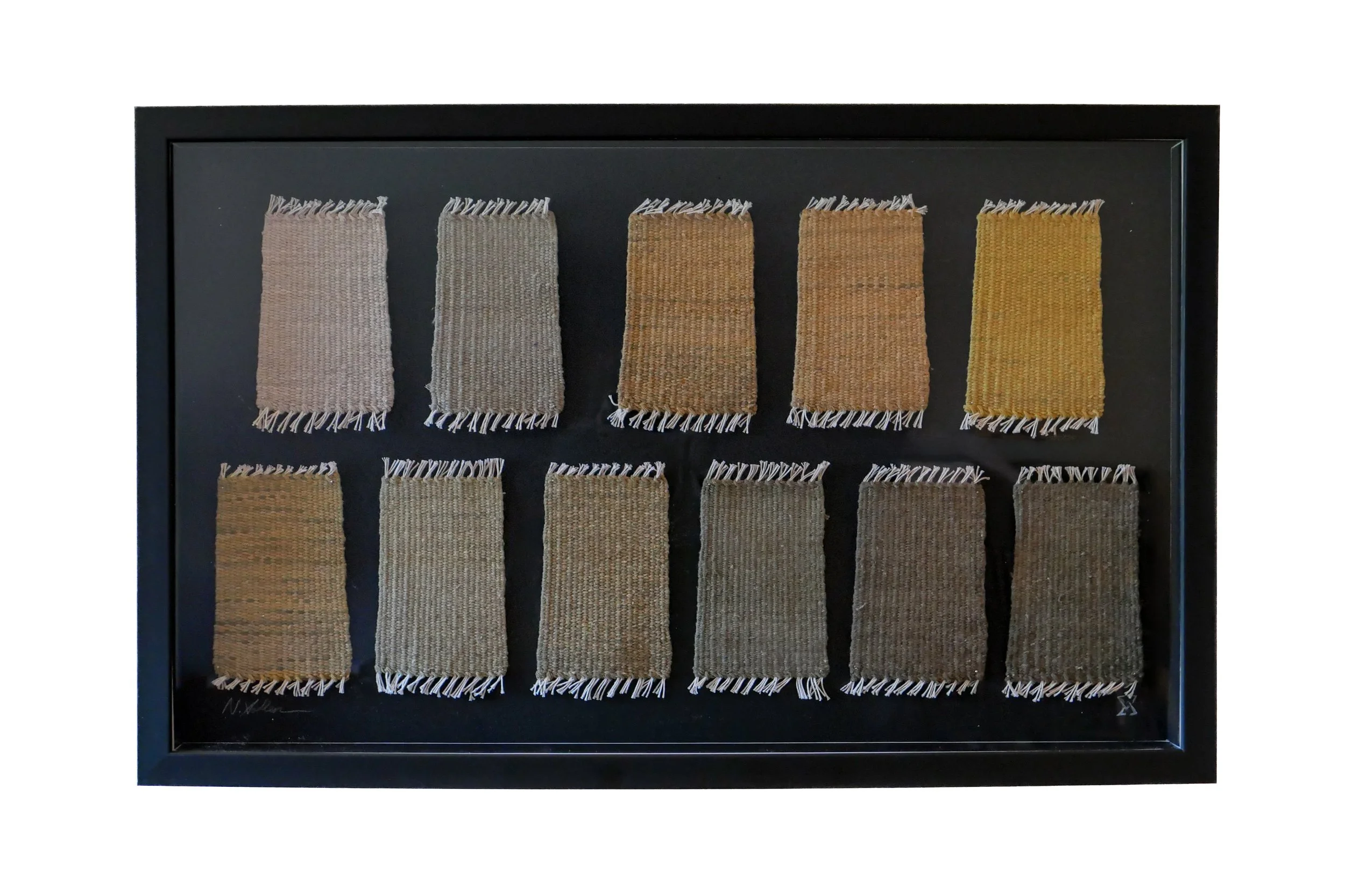 035
2026
Hand dyed woven cotton thread
Framed to 12 x 36"
